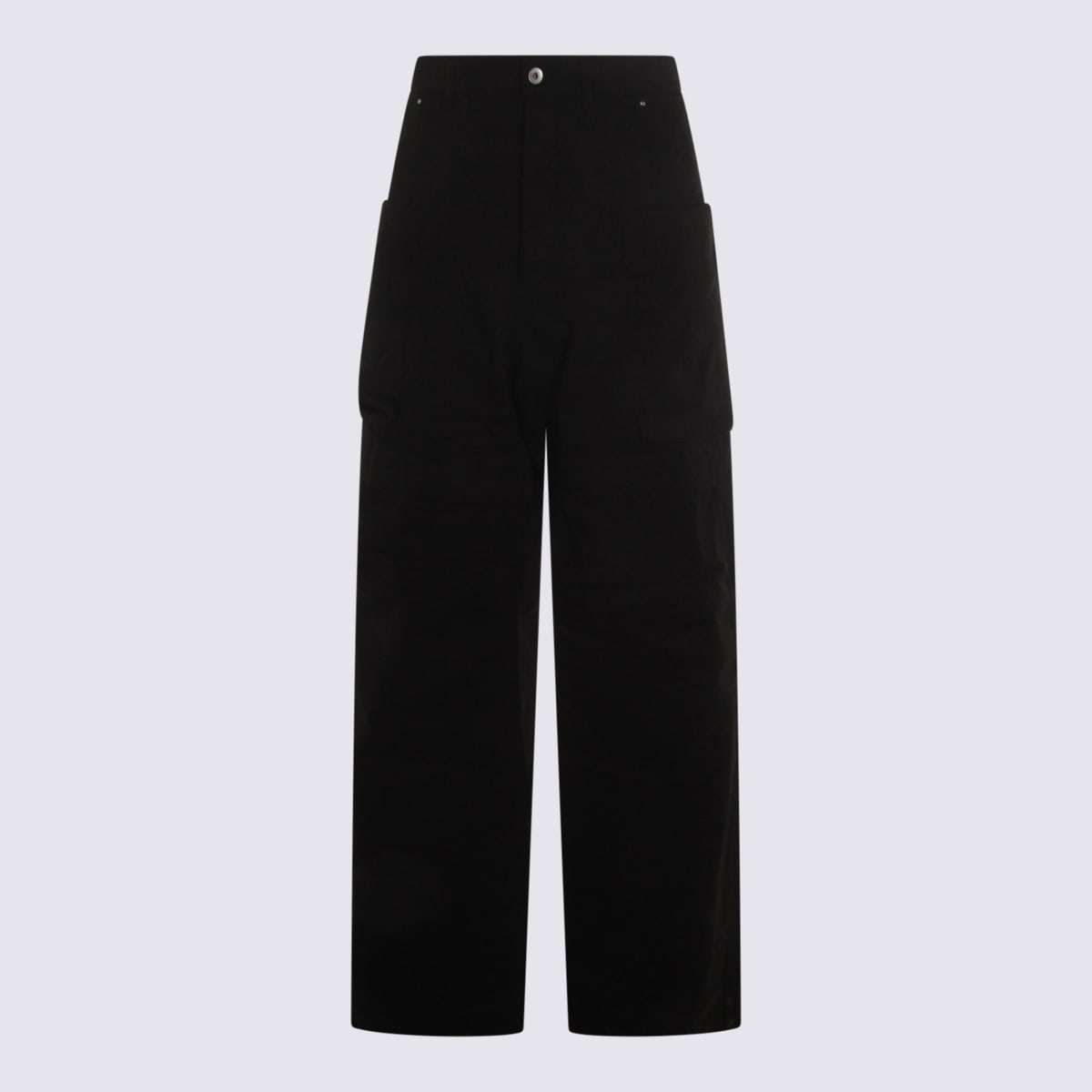 Drkshdw Black Cotton Stefan Cargo Pants In Black