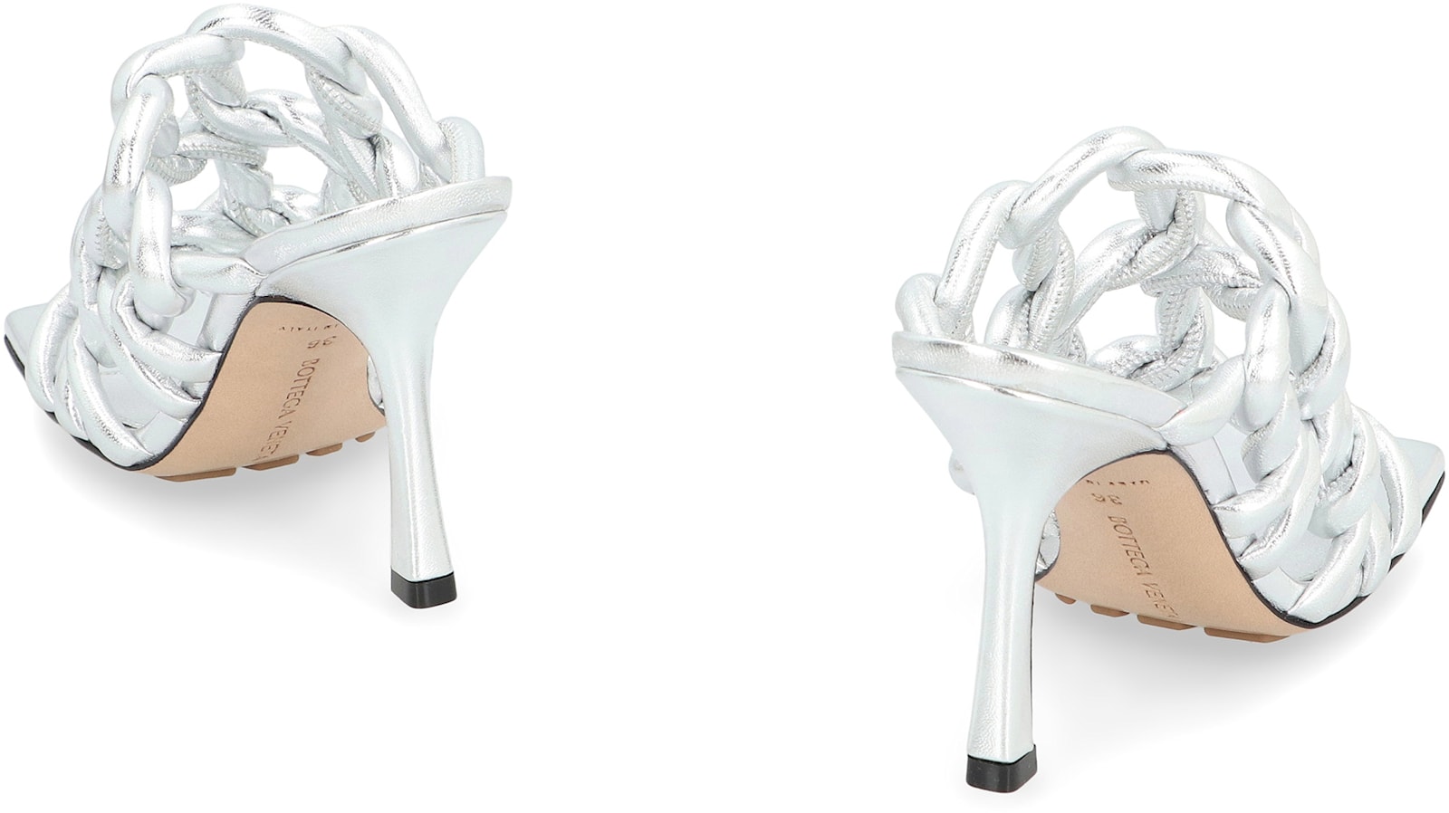 Bottega Veneta Leather Stretch Sandal