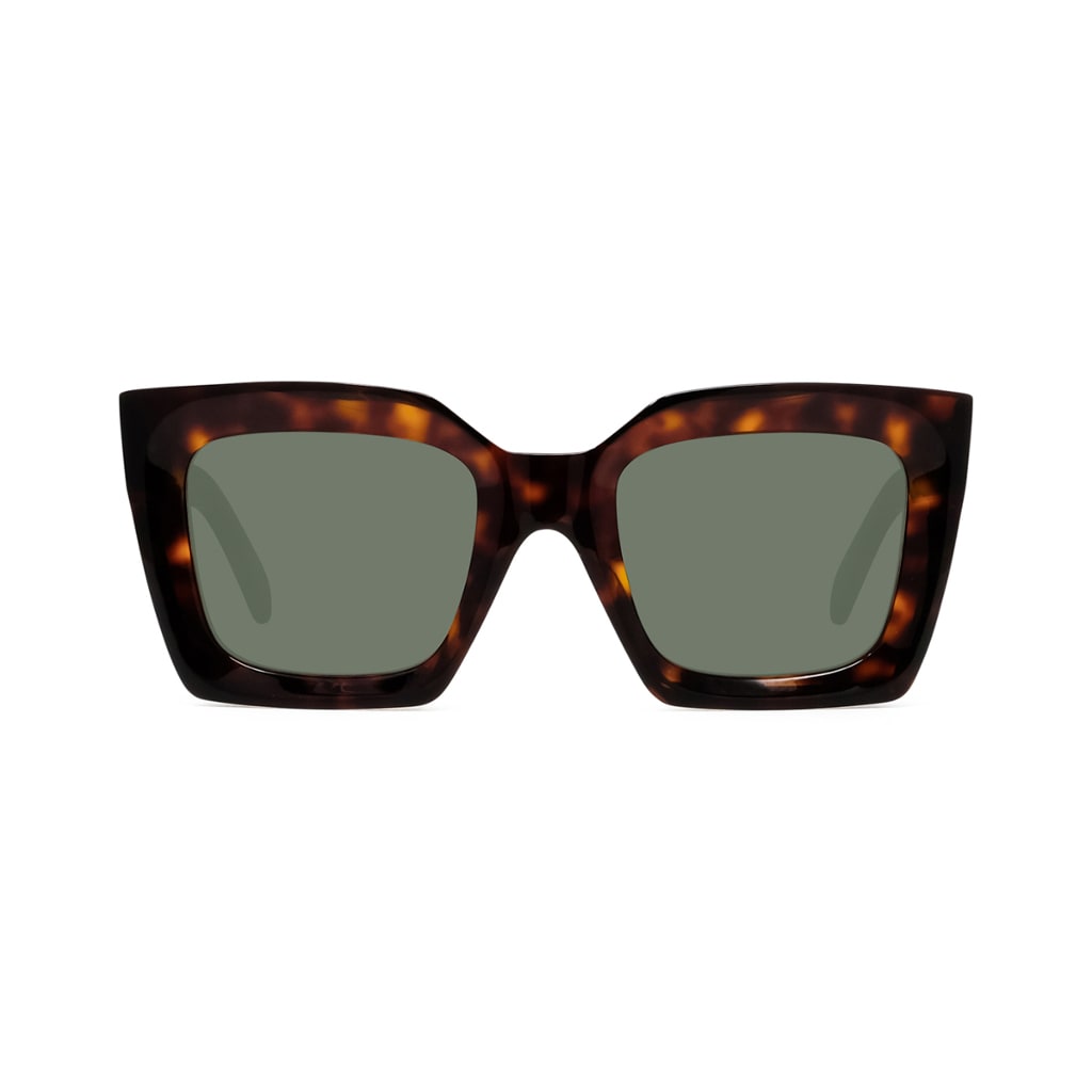 Shop Celine Cl40130i 52n Sunglasses