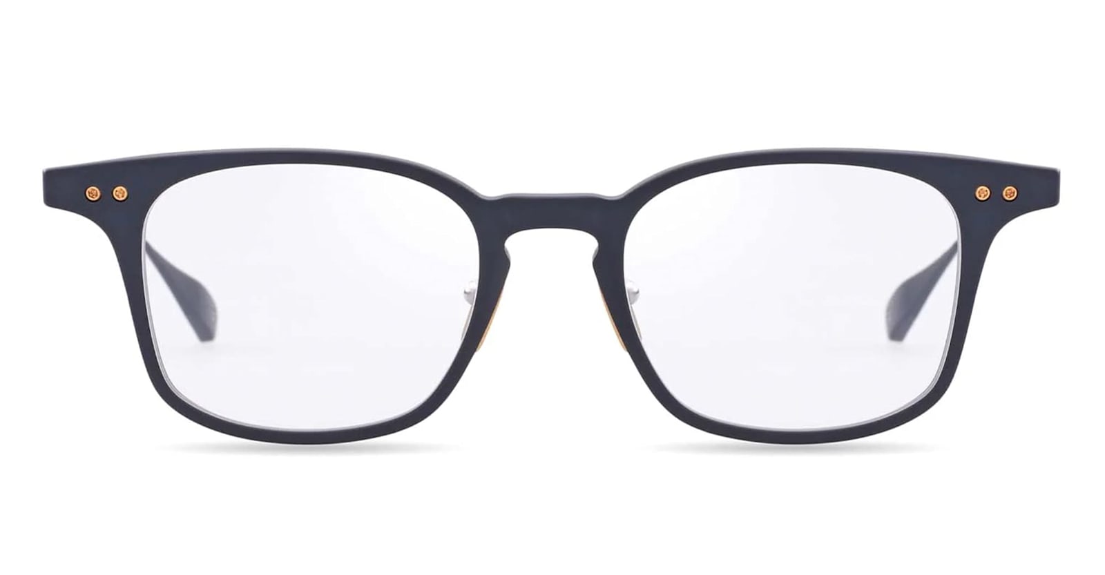 Dita Buckeye (+) - Matte Black / Yellow Gold Rx Glasses In Blue