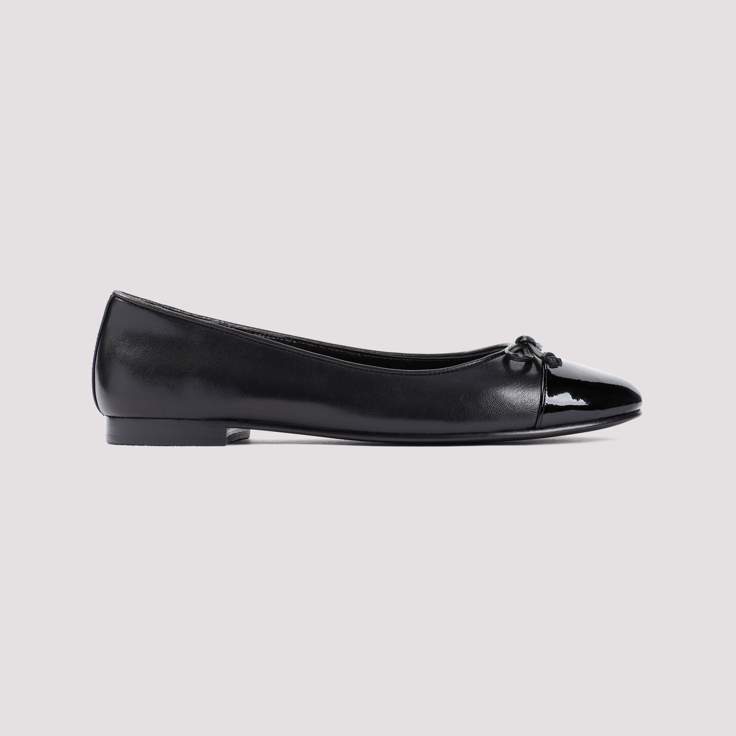 Shop Tory Burch Bow Ballet In Perfect Black