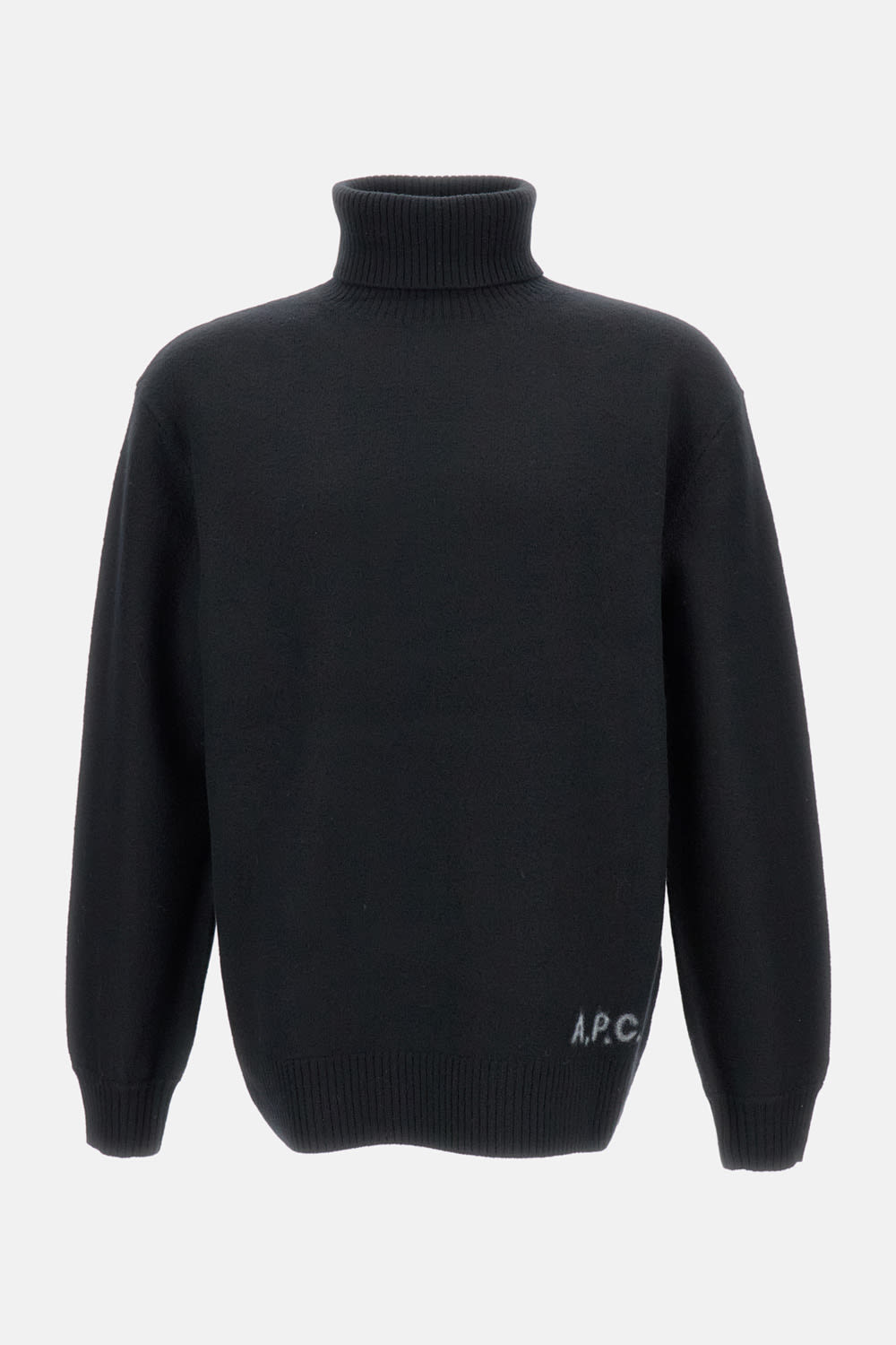 Apc A.p.c. Walter High-neck Sweater In Black