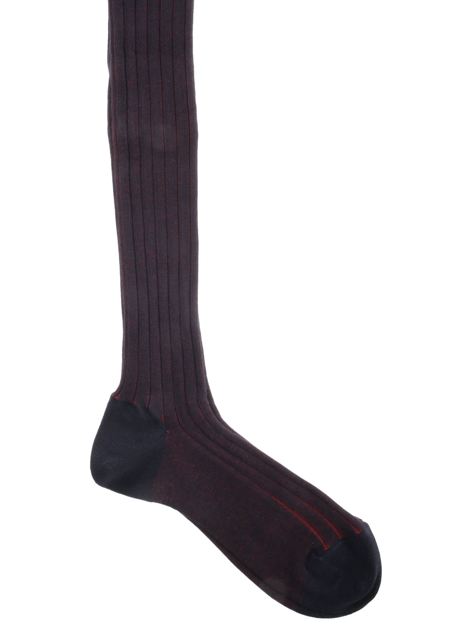 Gallo Socks In Blu Rosso