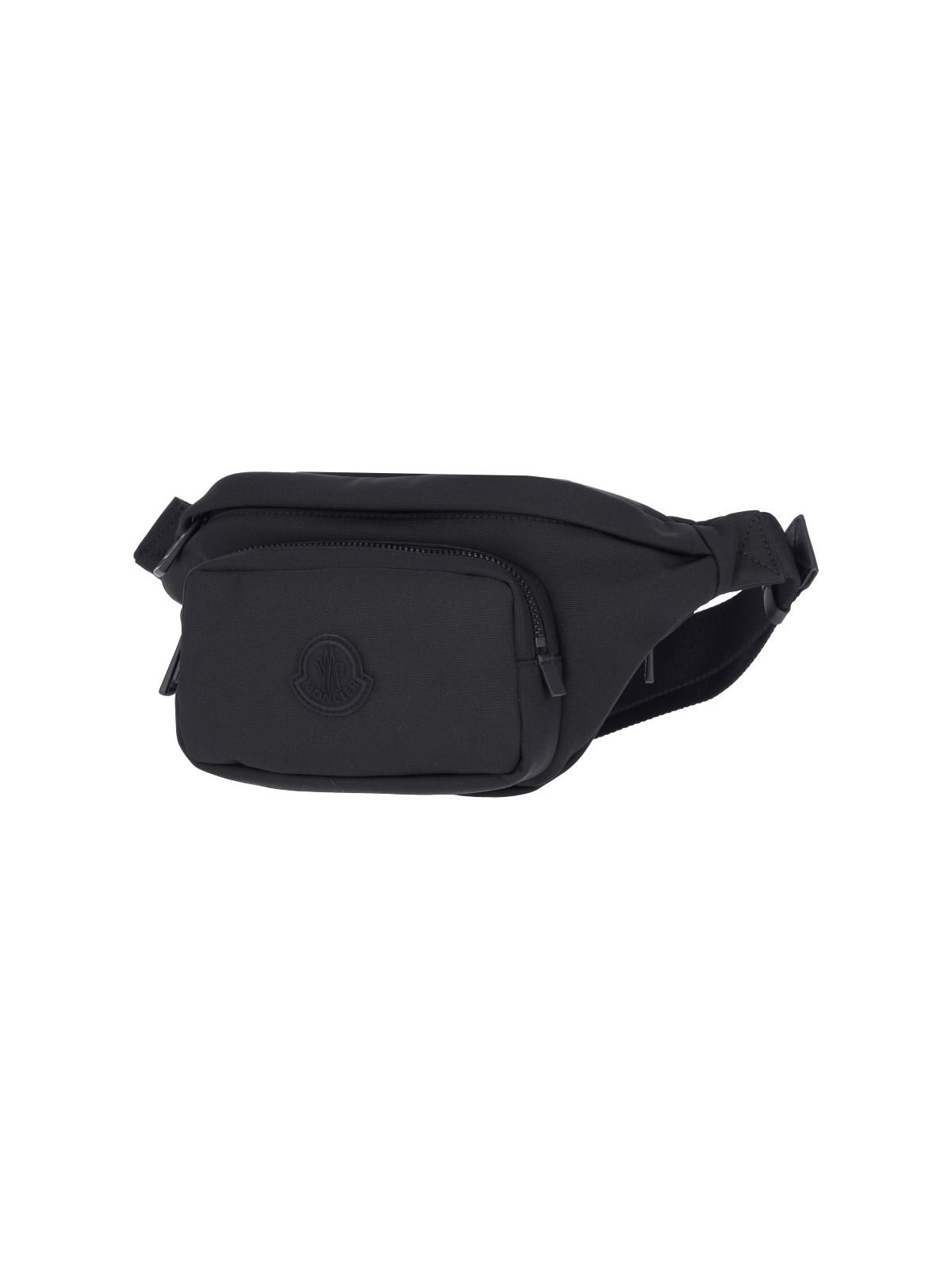 Shop Moncler Belt Bag Durance In Black