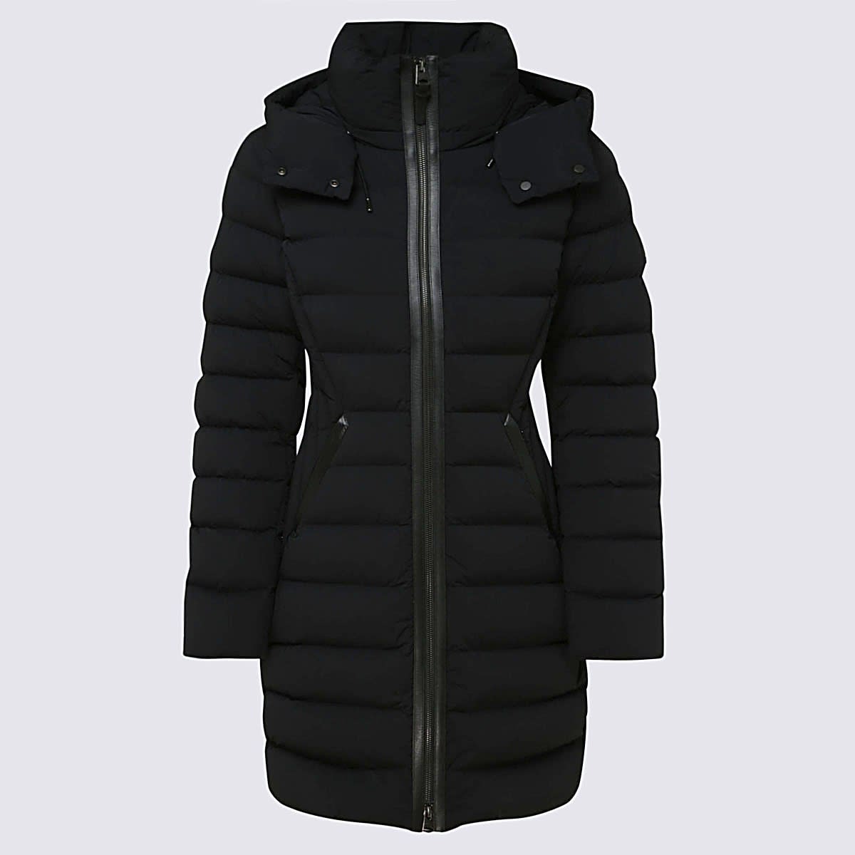 Mackage Farren Quilted Zip-up Coat In Black