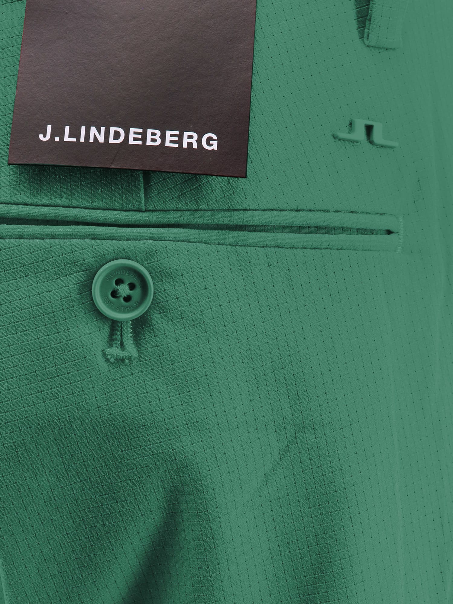 Shop J. Lindeberg Vent Trouser In Green