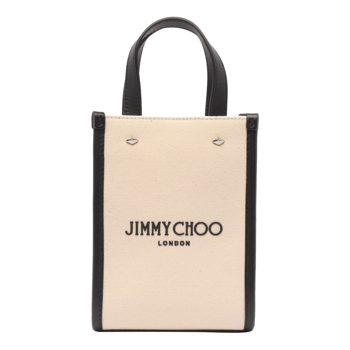 Jimmy Choo Mini N/s Tote In Beige