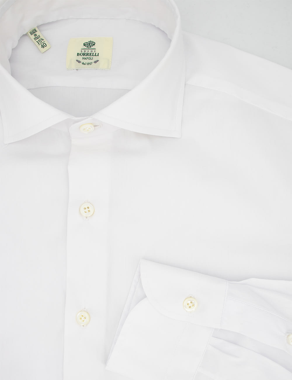 Shop Luigi Borrelli Shirt In Bianco