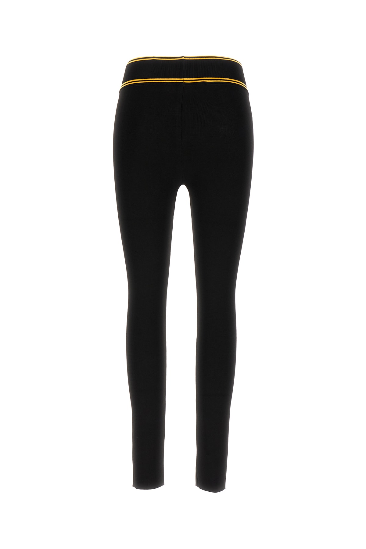 Shop Marni Black Viscose Leggins In 00n99