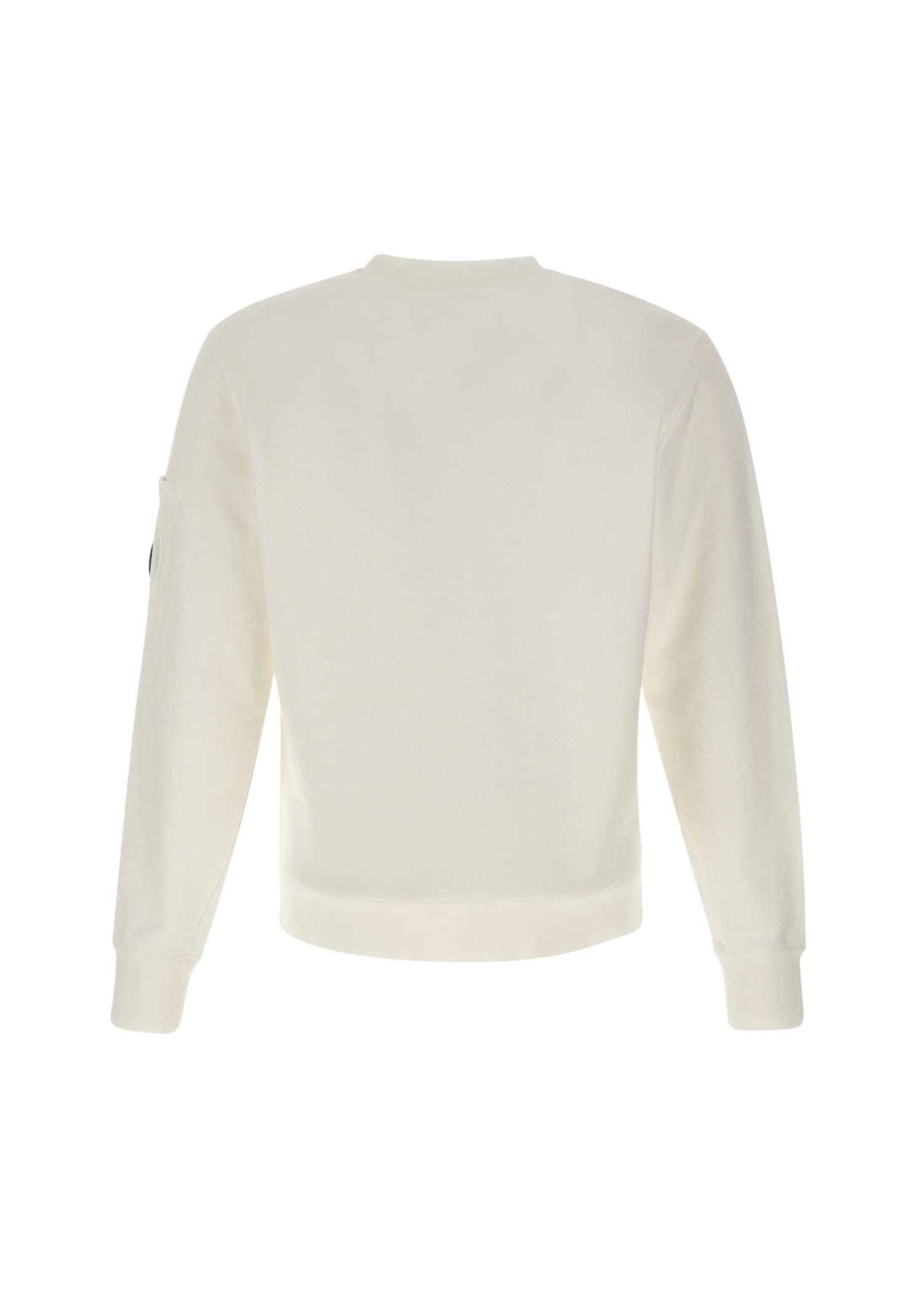 C.p. Company Sea Island Knit Sweatshirt In Gauze White | ModeSens