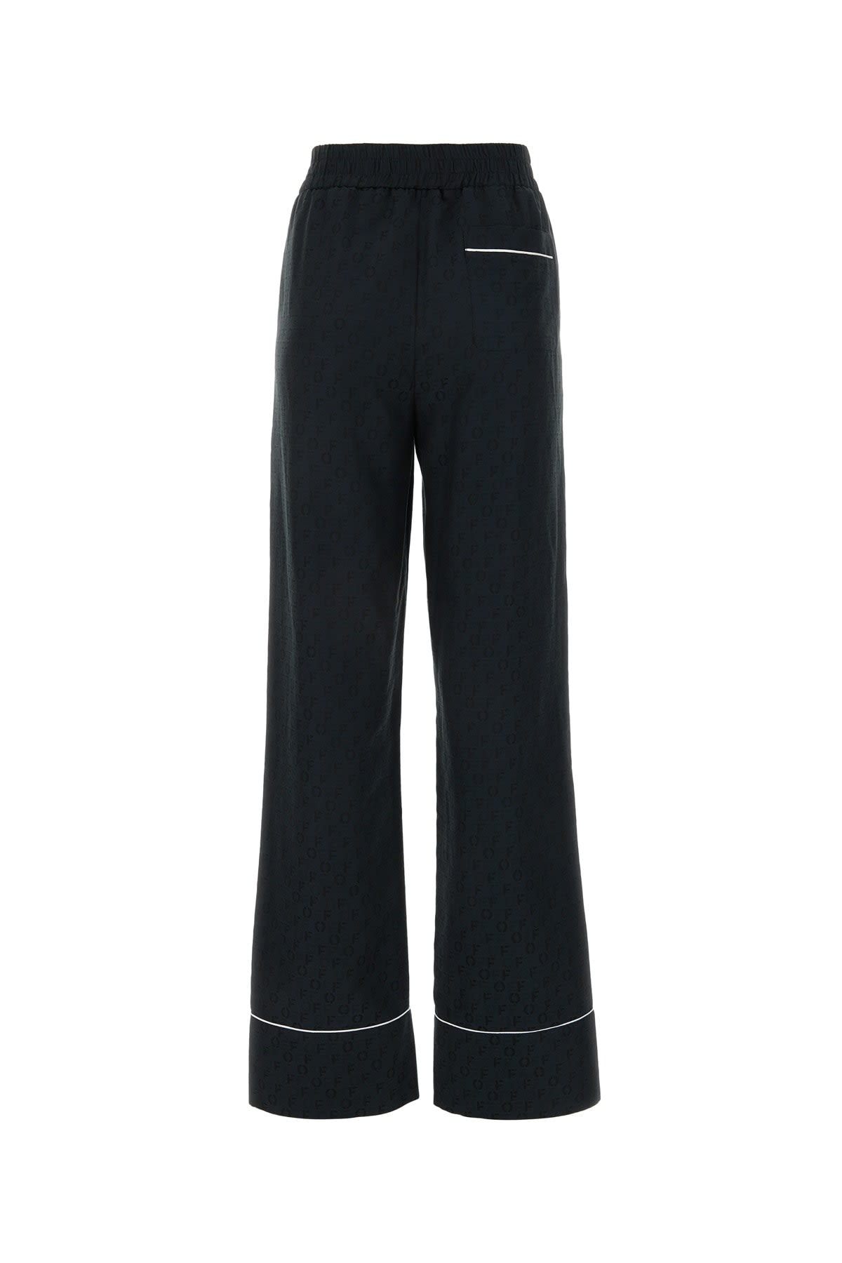 Shop Off-white Pantalone In Blackblack