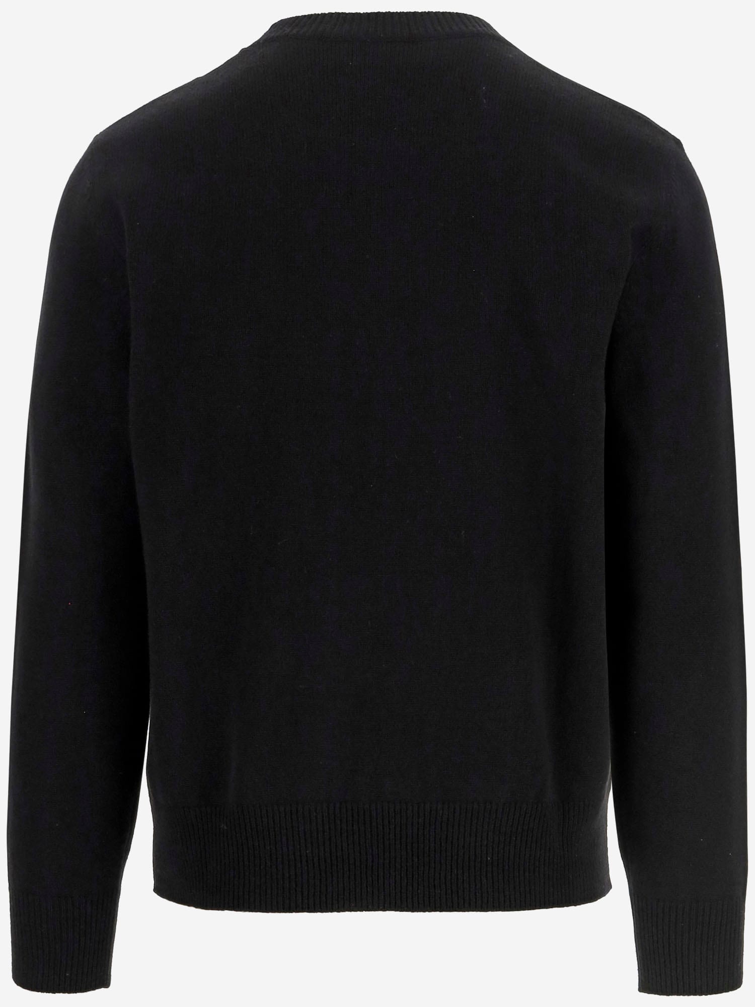 Dsquared2 Text-embroidered Sweater In Black