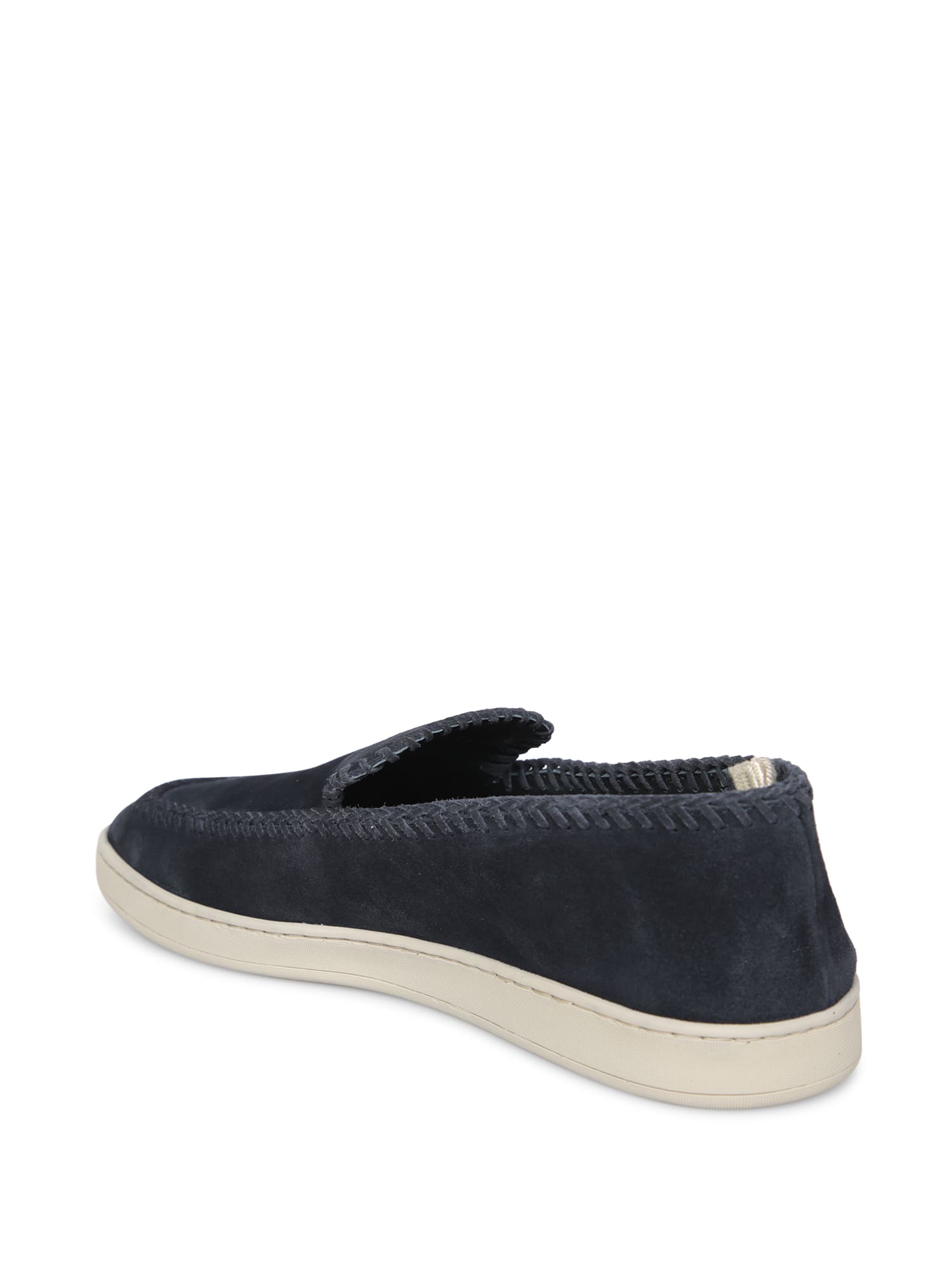 Officine Creative Herbie 001 Loafers In Black Suede In Blue