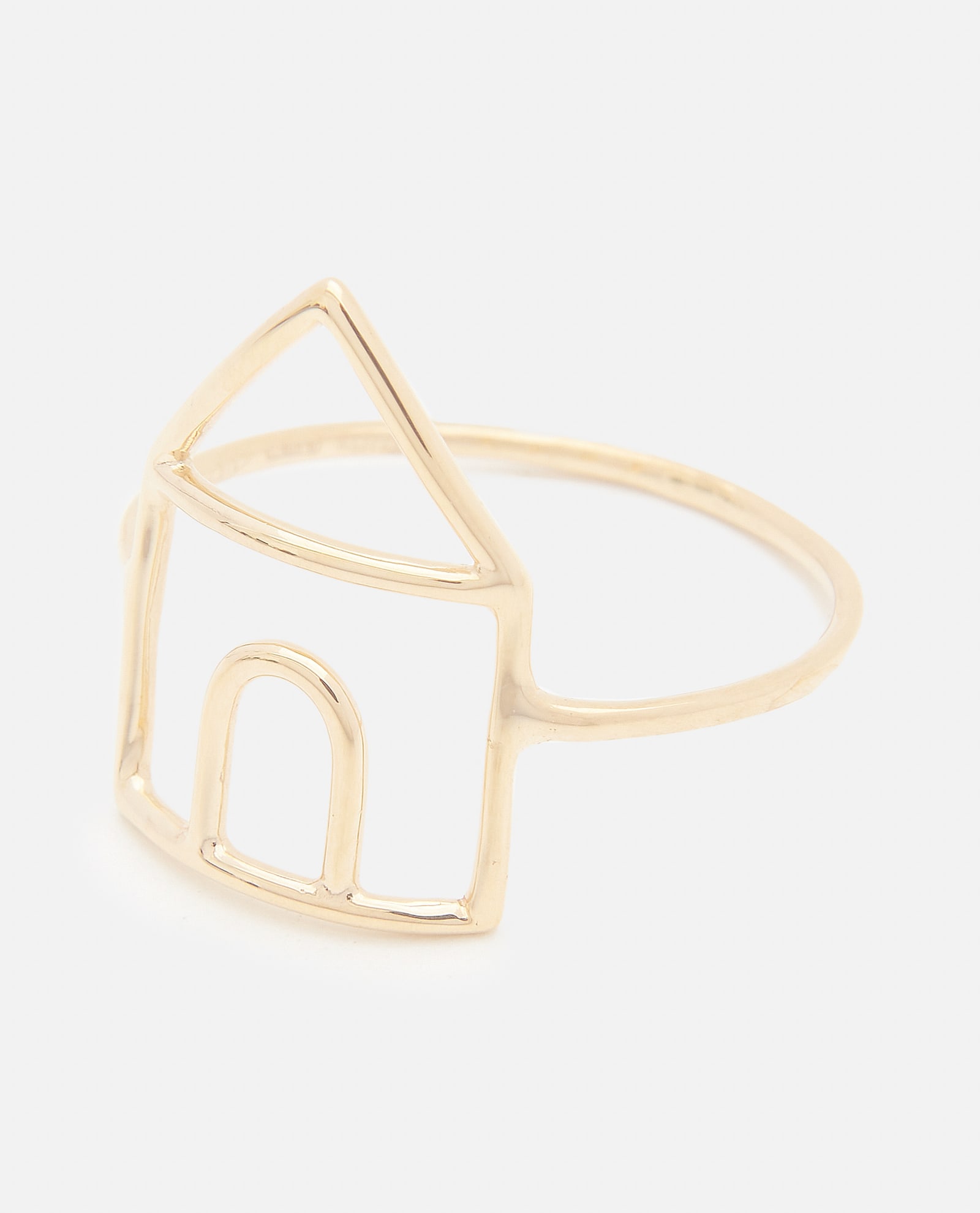 Aliita 9kt Yellow Gold Casita Pura Ring In Gold