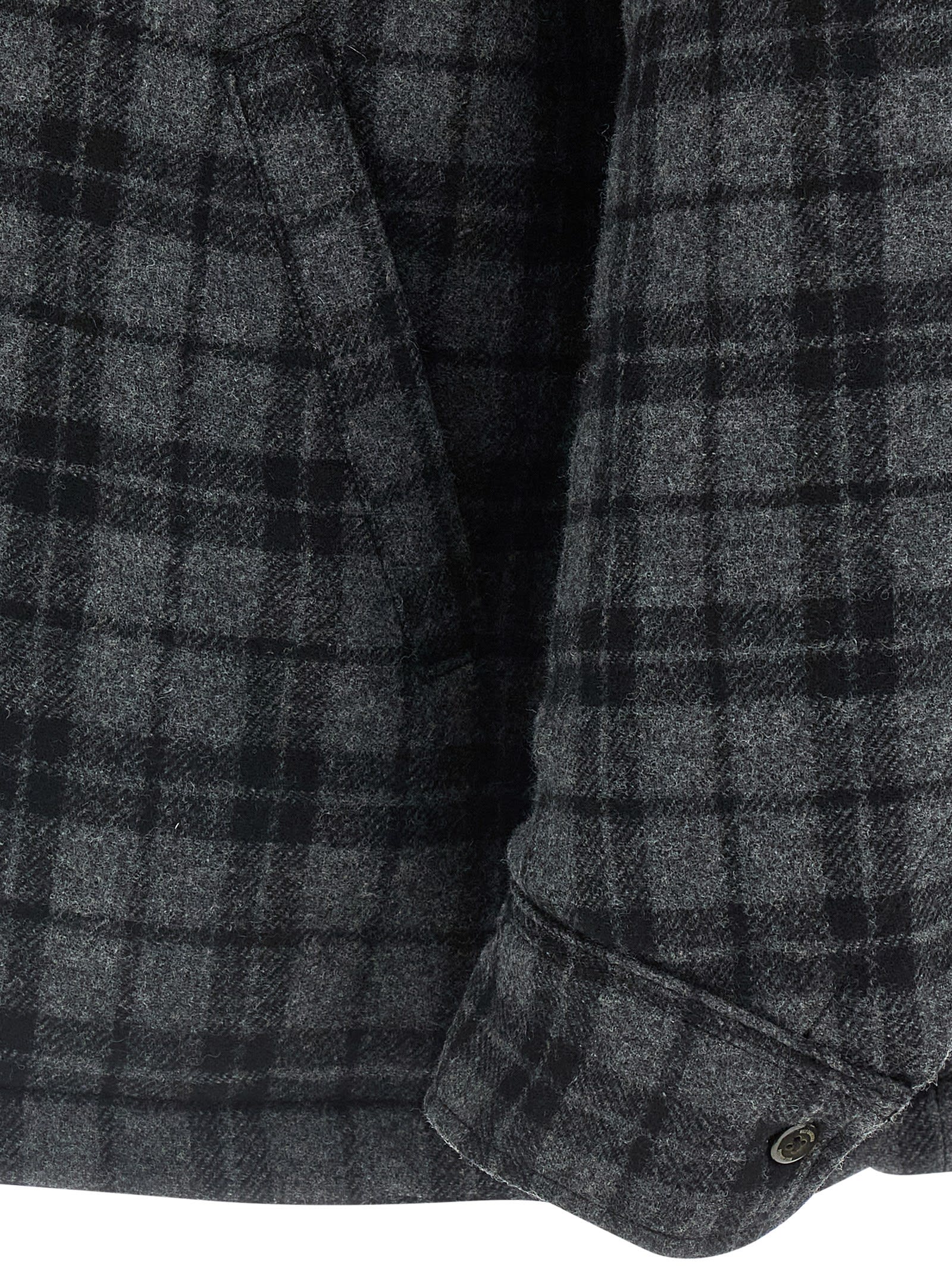 Willy Chavarria Padded Overshirt Puffer Jackets Gray In Gray