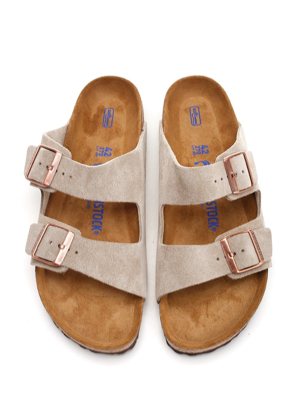 Birkenstock Arizona Sandal Bf Nubuck Stone