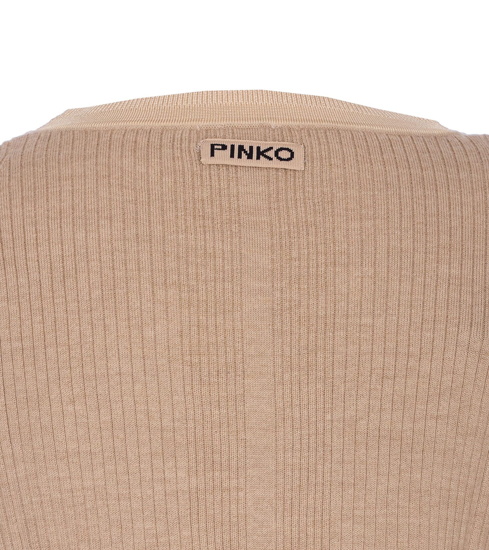 Pinko Beige Santorini Cardigan In Nude