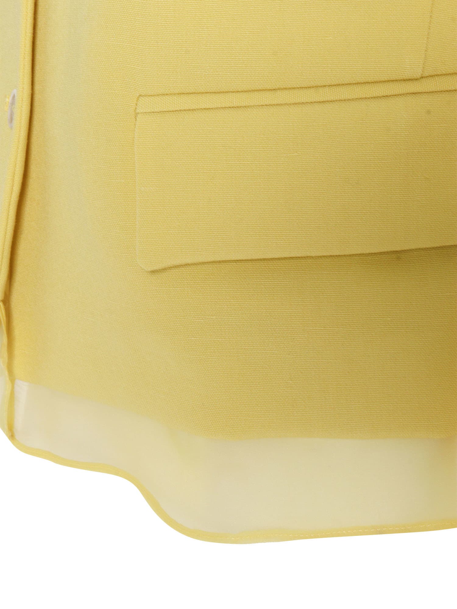 Fabiana Filippi Wool Linen Hopsack Fitted Jacket With Organza Band