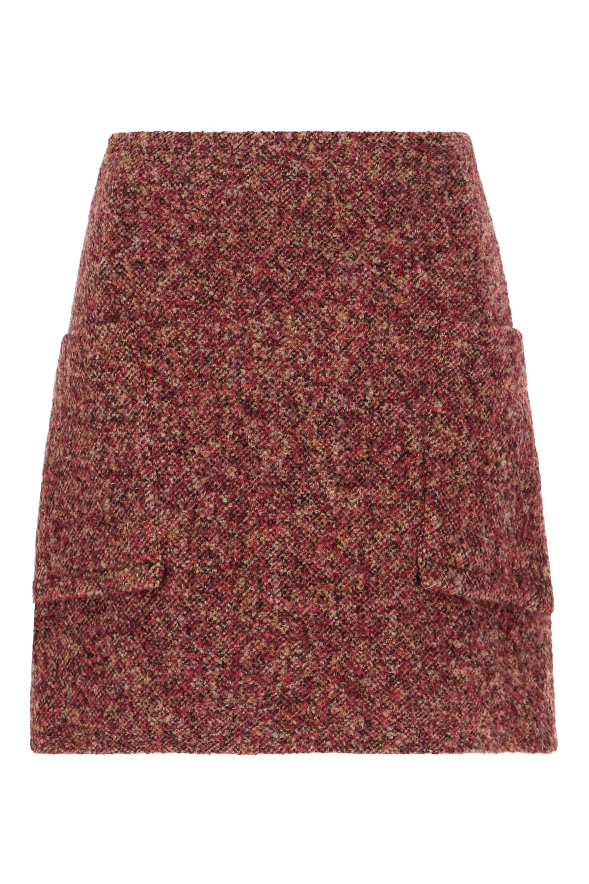 Shop Remain Birger Christensen Embroidered Acrylic Blend Mini Skirt In 181648