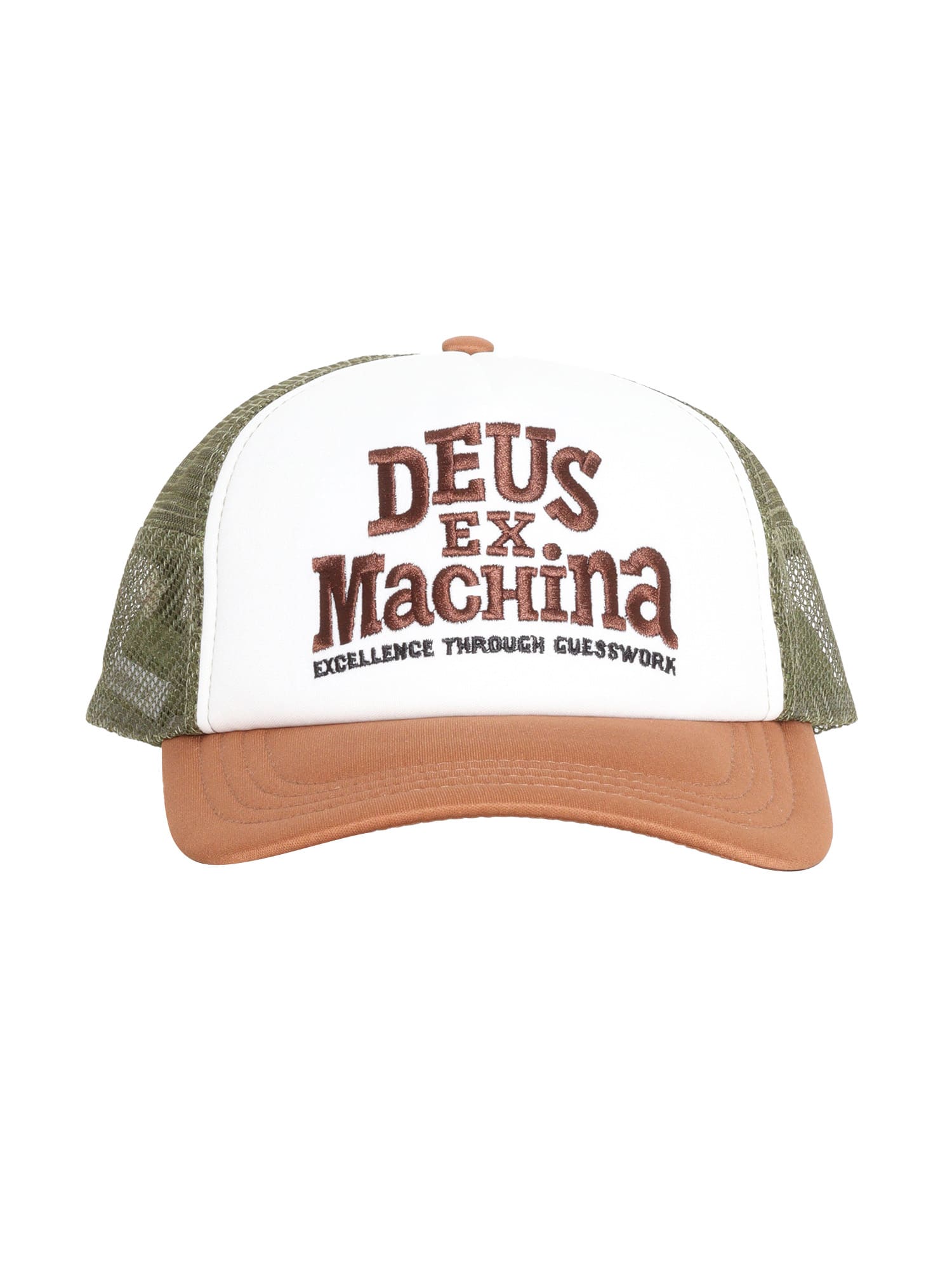 Shop Deus Ex Machina Brown Baylands Trucker Cap