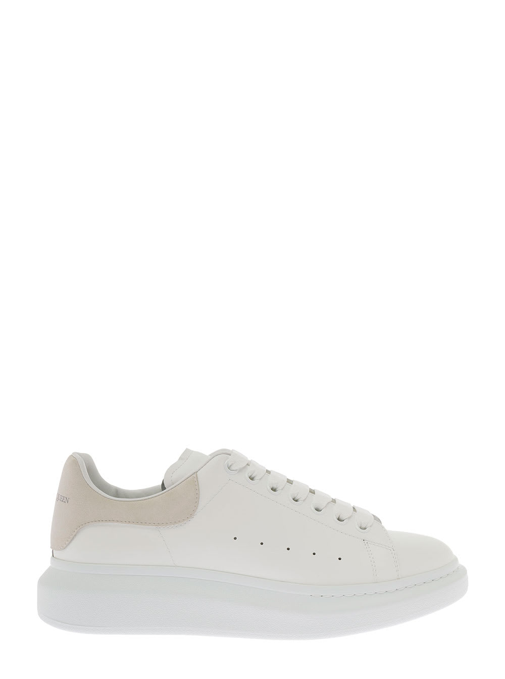 Alexander McQueen Big Sole White Leather Sneakers