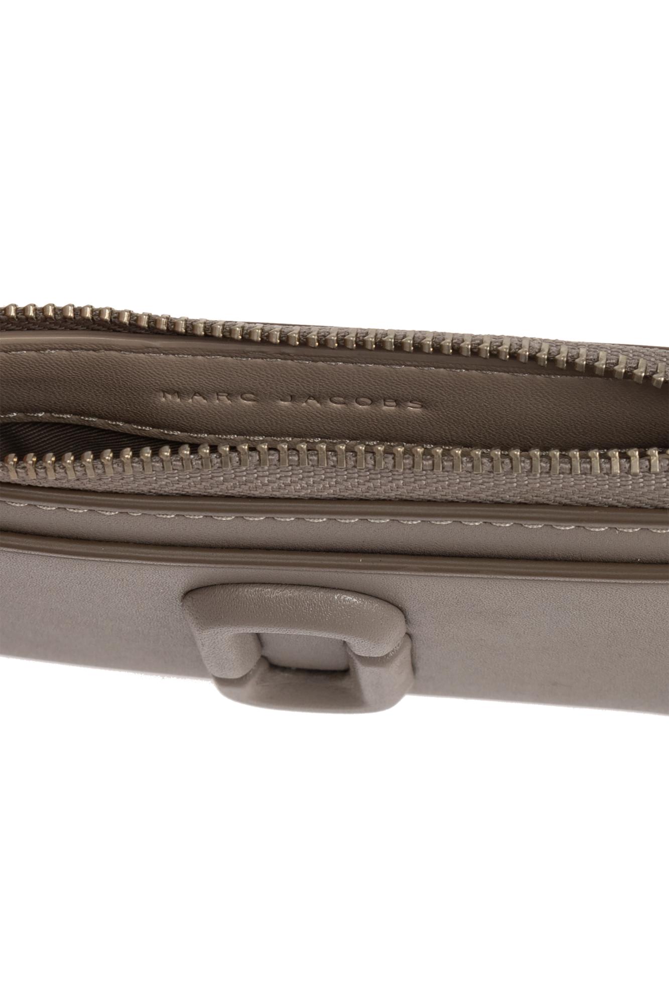 Marc Jacobs Gray 'the Covered J Marc Top Zip Multi' Wallet In Grigio