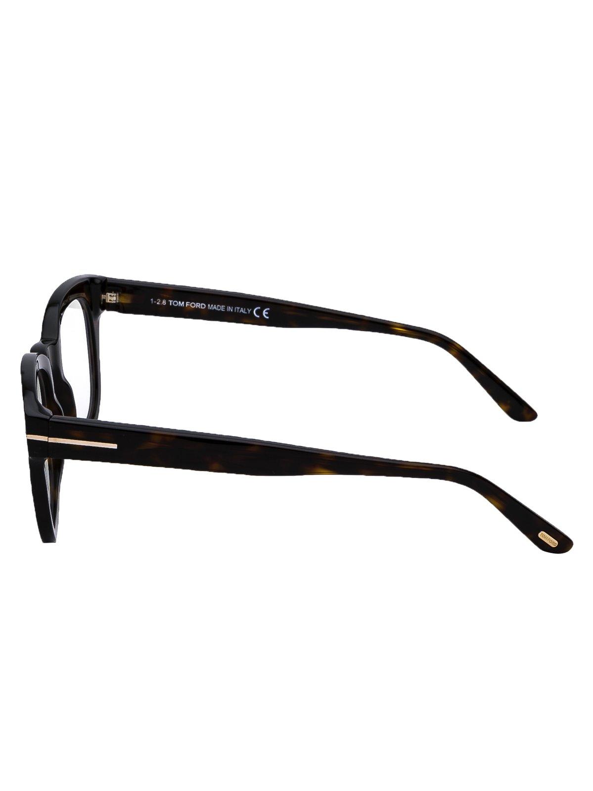 Tom Ford Square Frame Glasses In Black