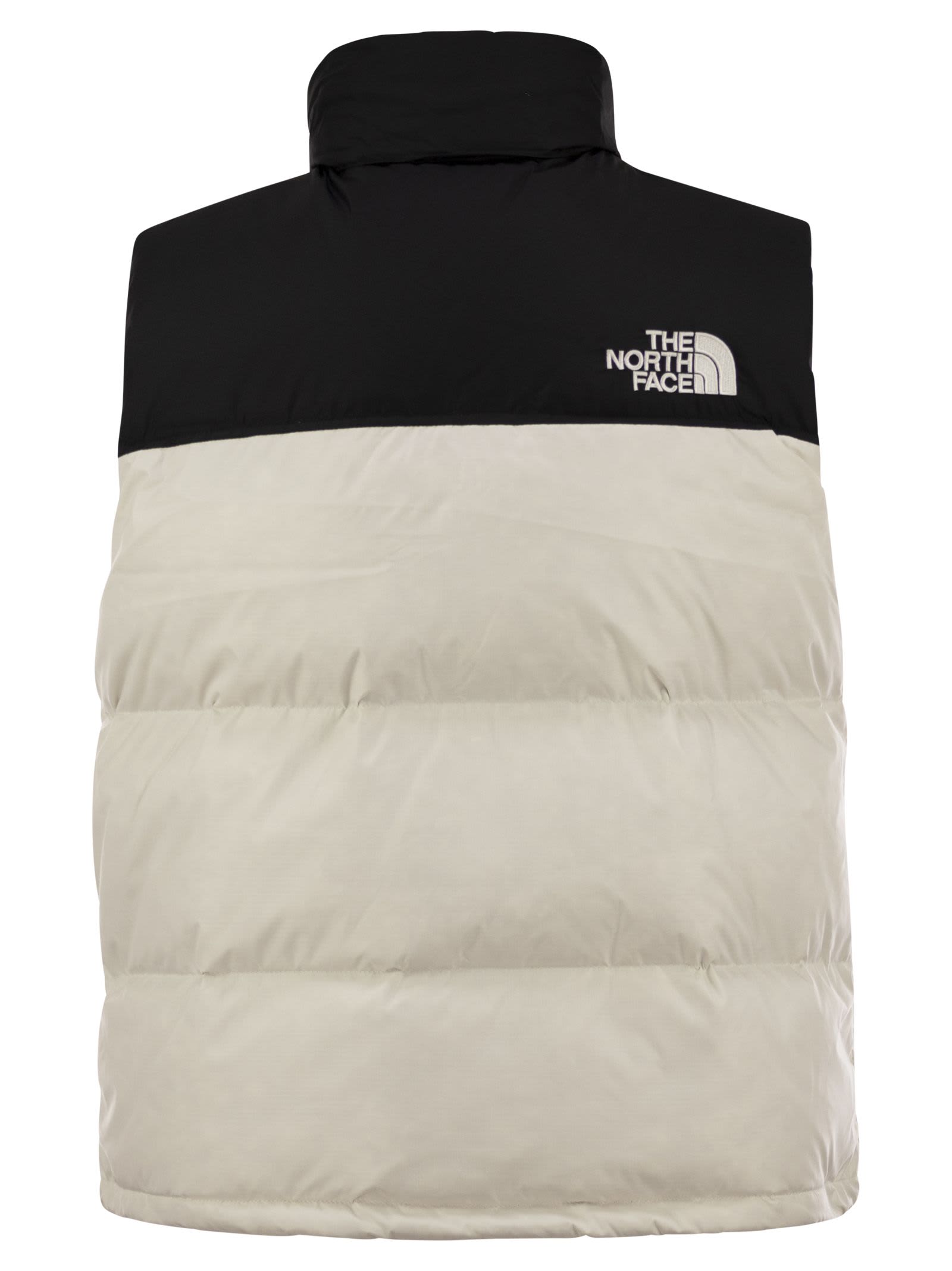 The North Face Retro 1996 - Padded Vest In White/black