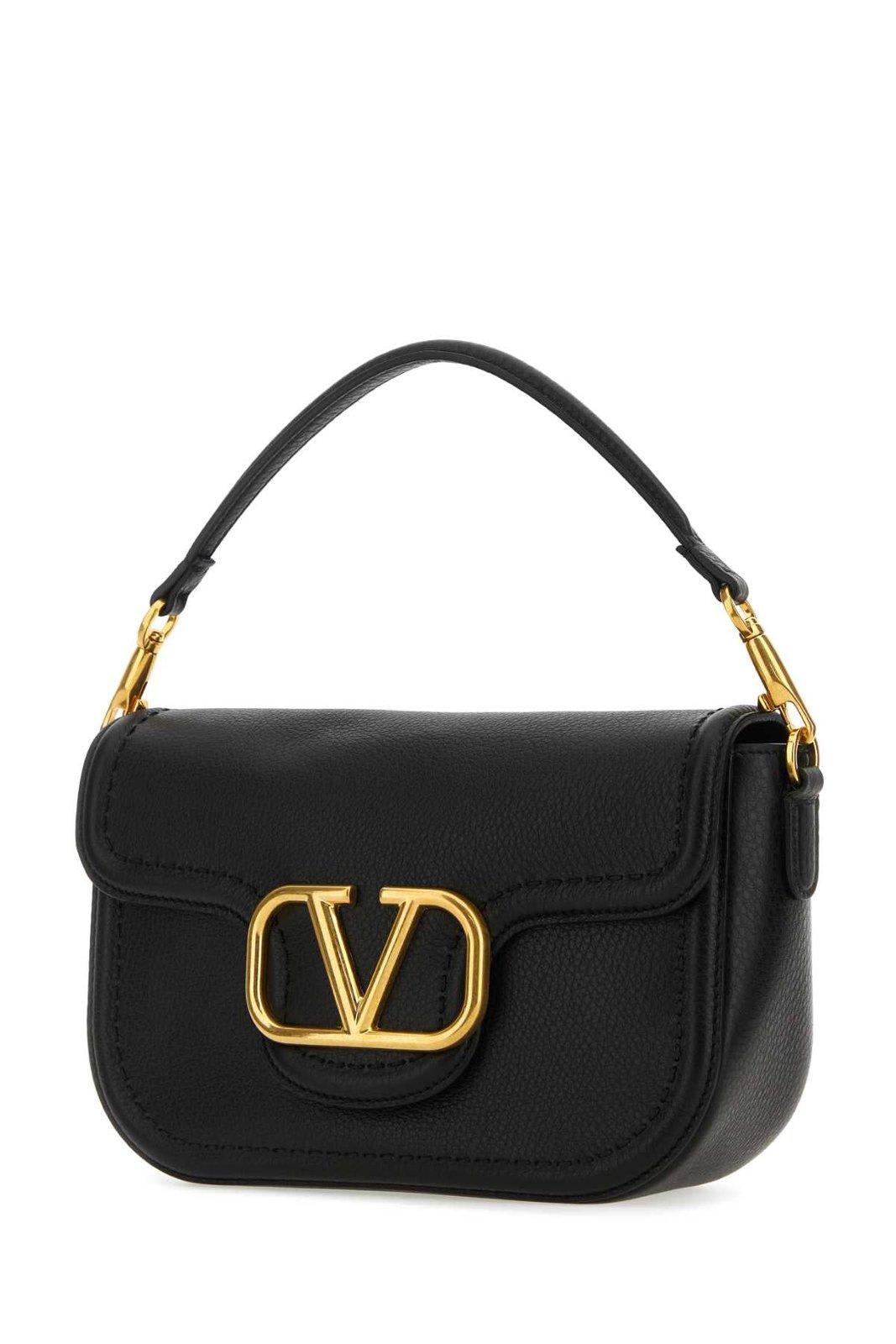 Shop Valentino Alltime Foldover Top Tote Bag In Nero