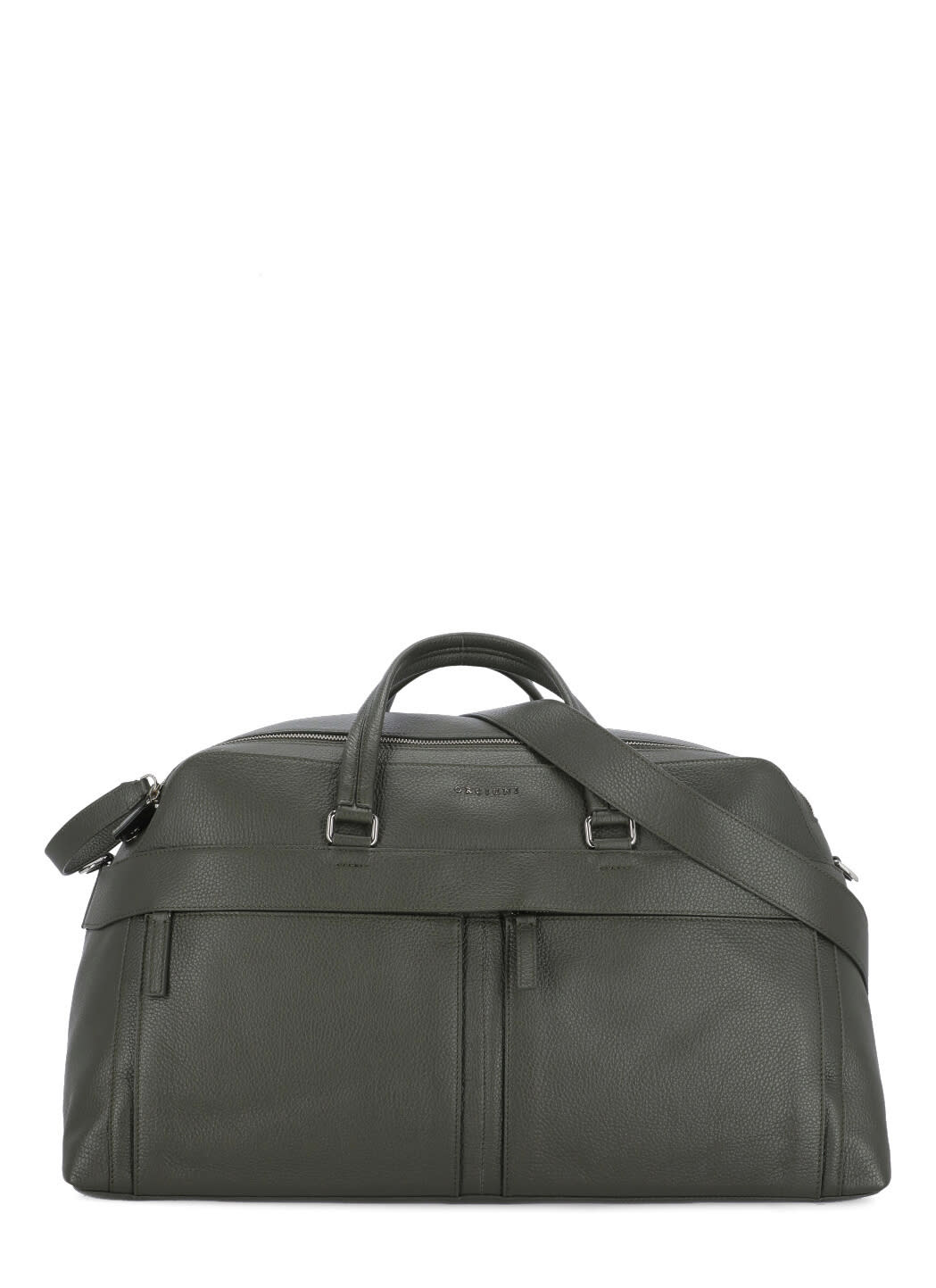 Micron Pebbled Leather Duffel Bag