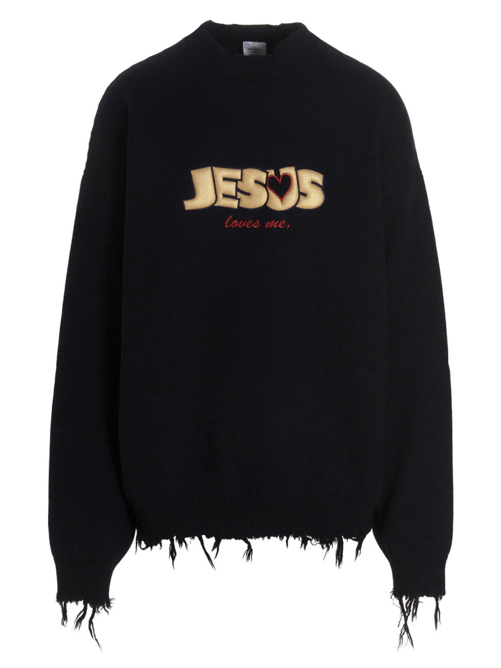 VETEMENTS jesus Loves Sweater