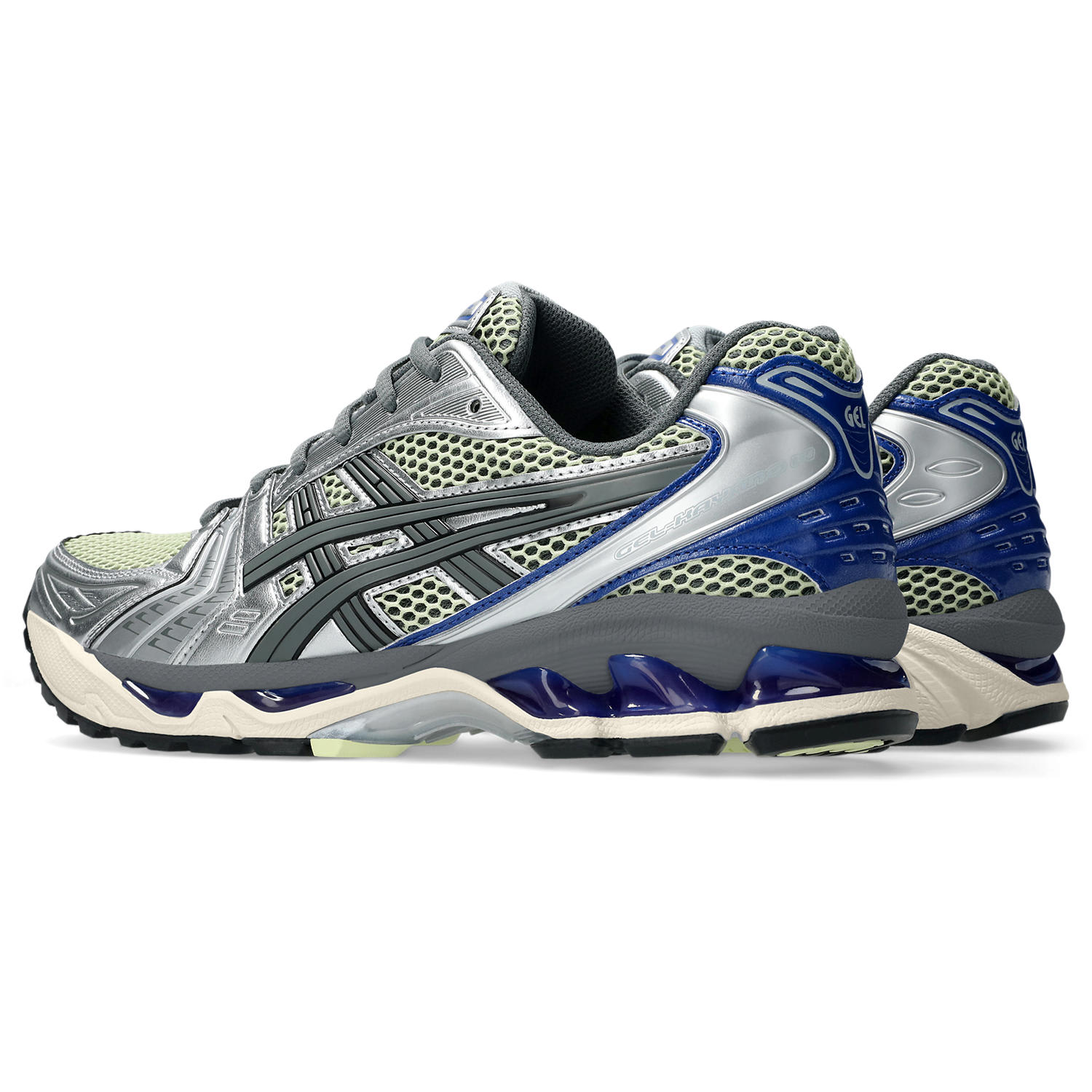 Asics Casual Sneakers With Mesh Upper And Rubber Outsole In Gray
