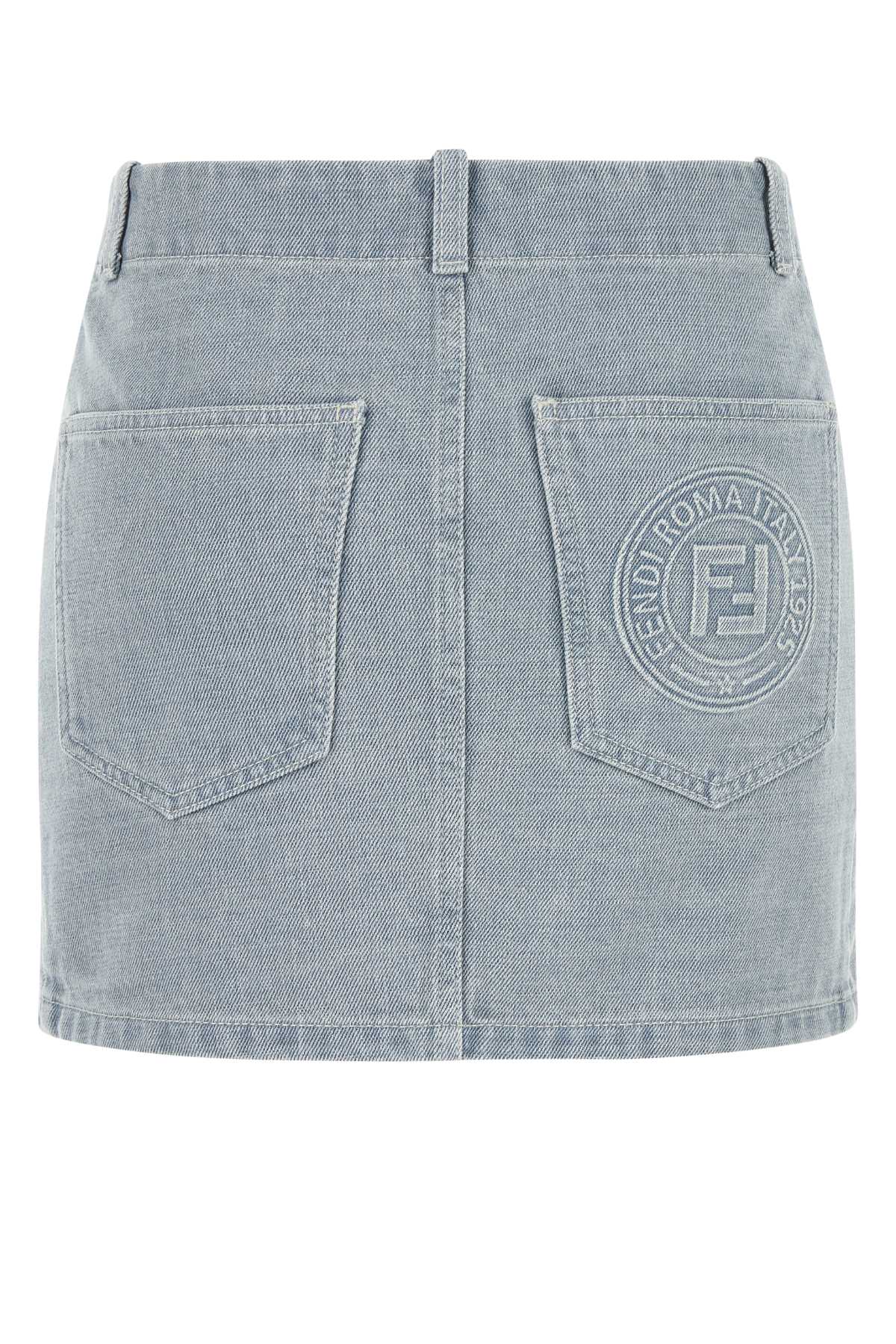 FENDI DENIM MINI SKIRT