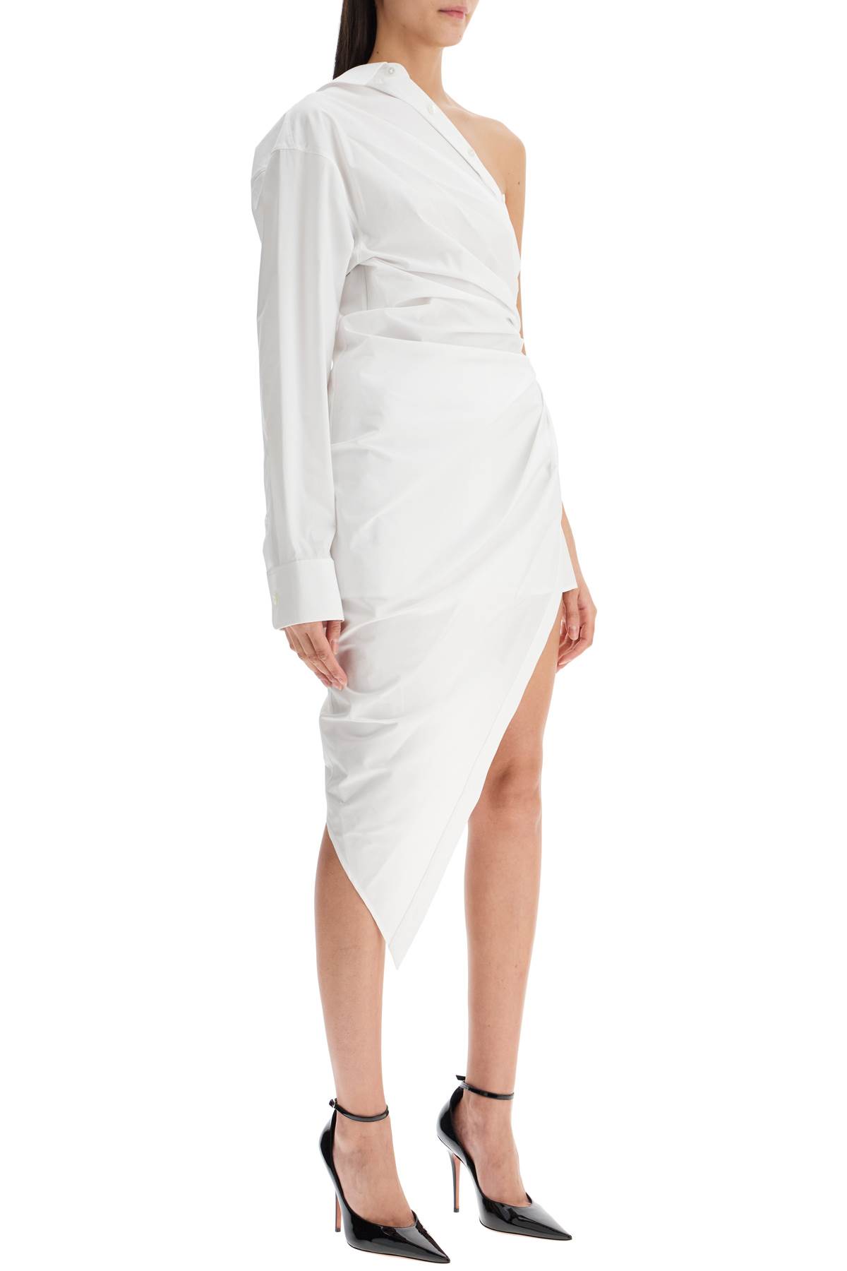 Alexander Wang Asymmetric Chemisier In White (white)