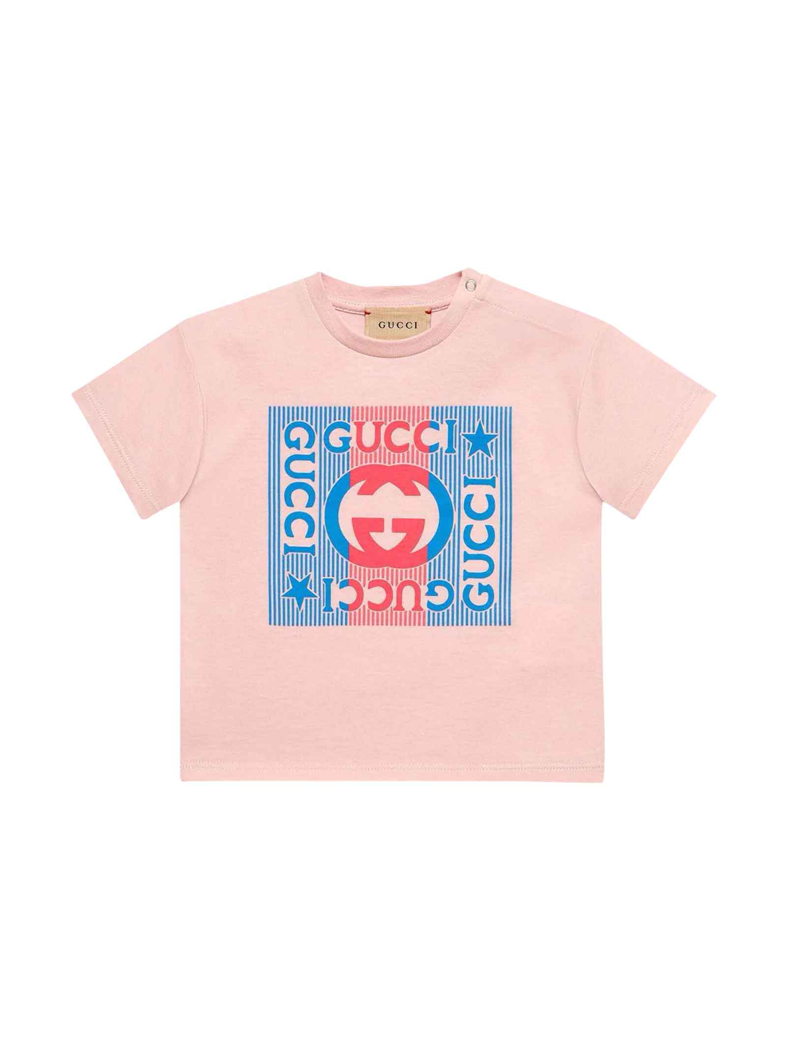 Gucci Pink T-shirt With Print
