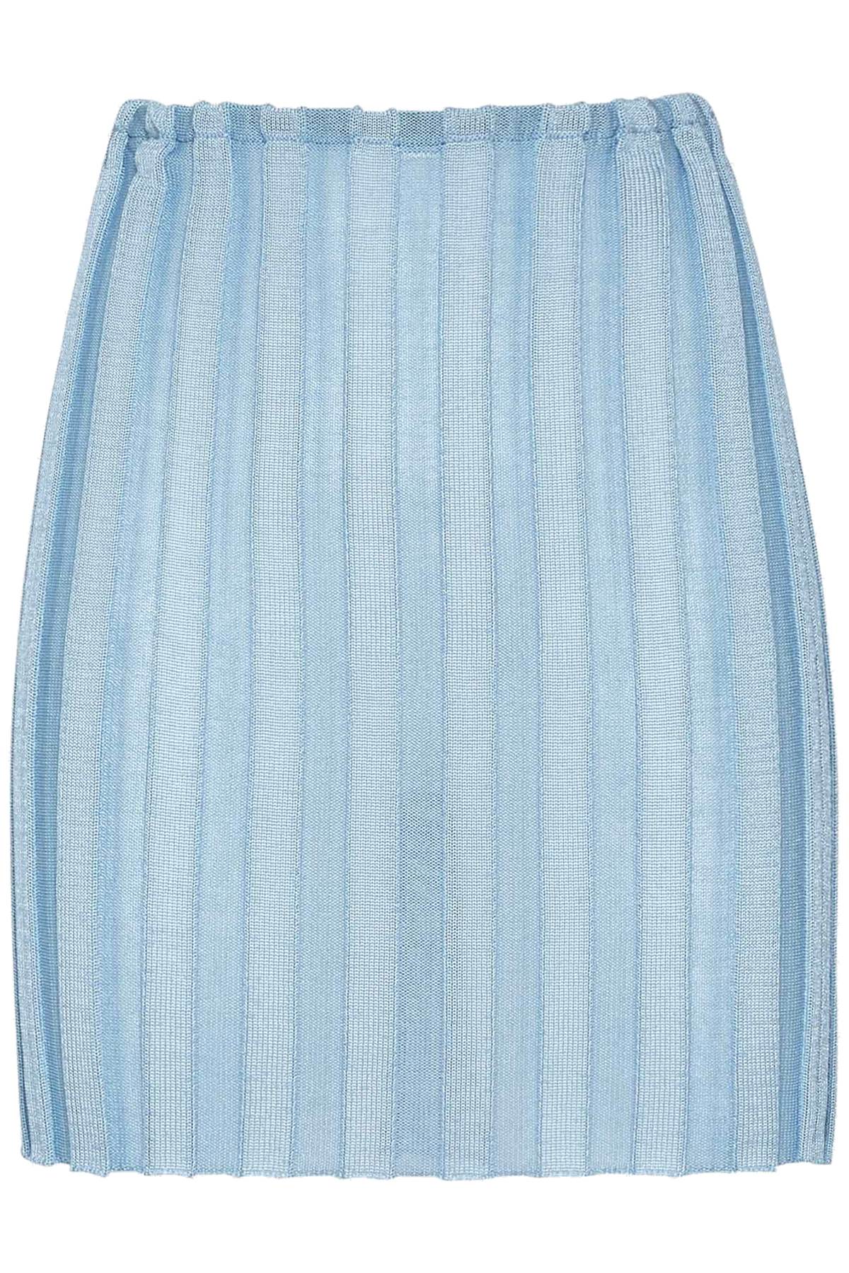 Shop A. Roege Hove Katrine Mini Skirt In Icy Blue (light Blue)