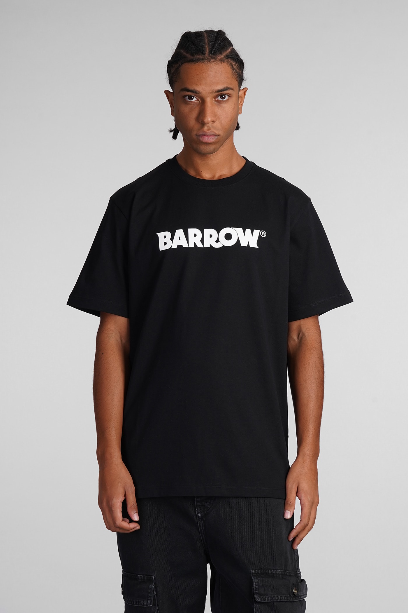 Barrow T-shirt In Black Cotton