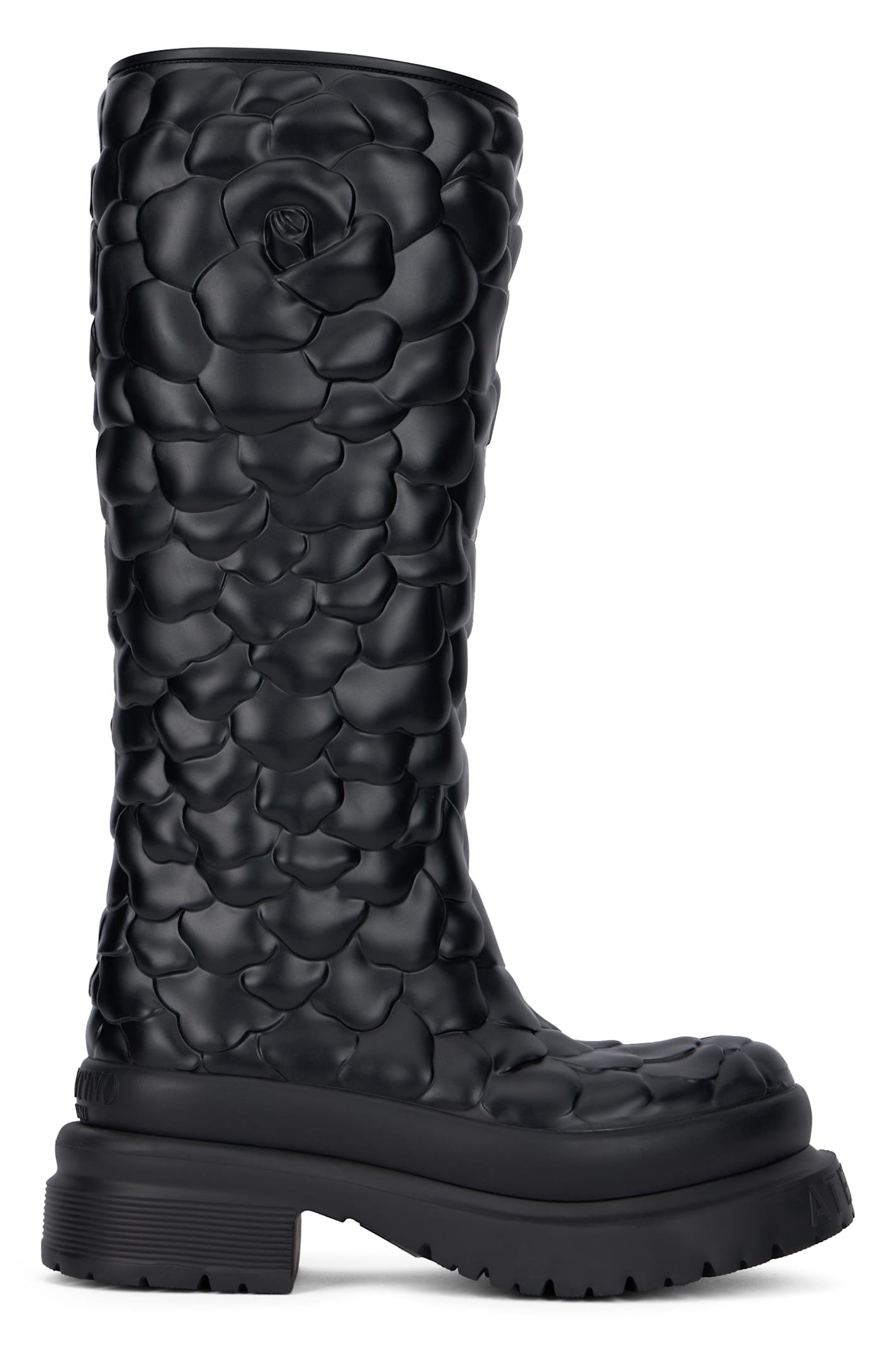 Valentino Garavani Rubber Boots In Multi