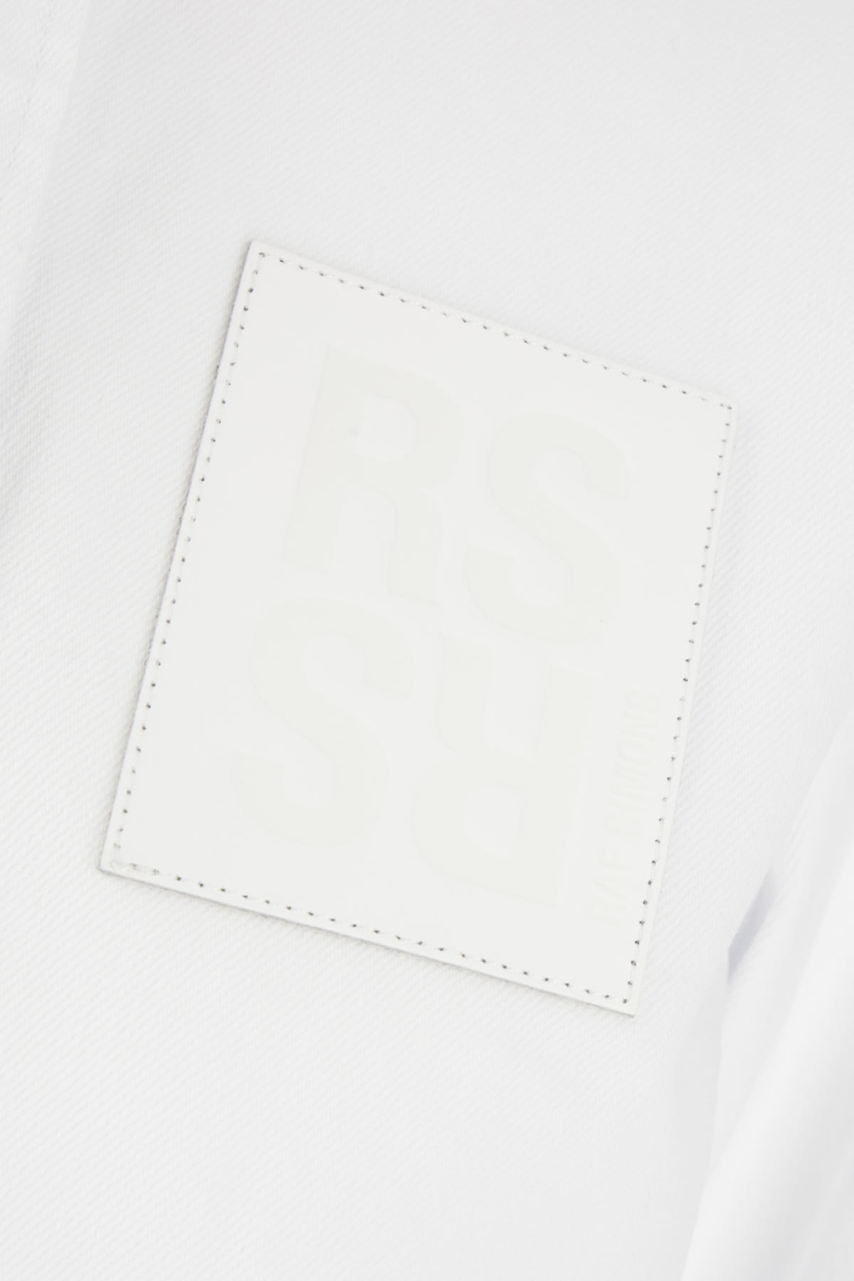 RAF SIMONS WHITE PIQUET SHIRT