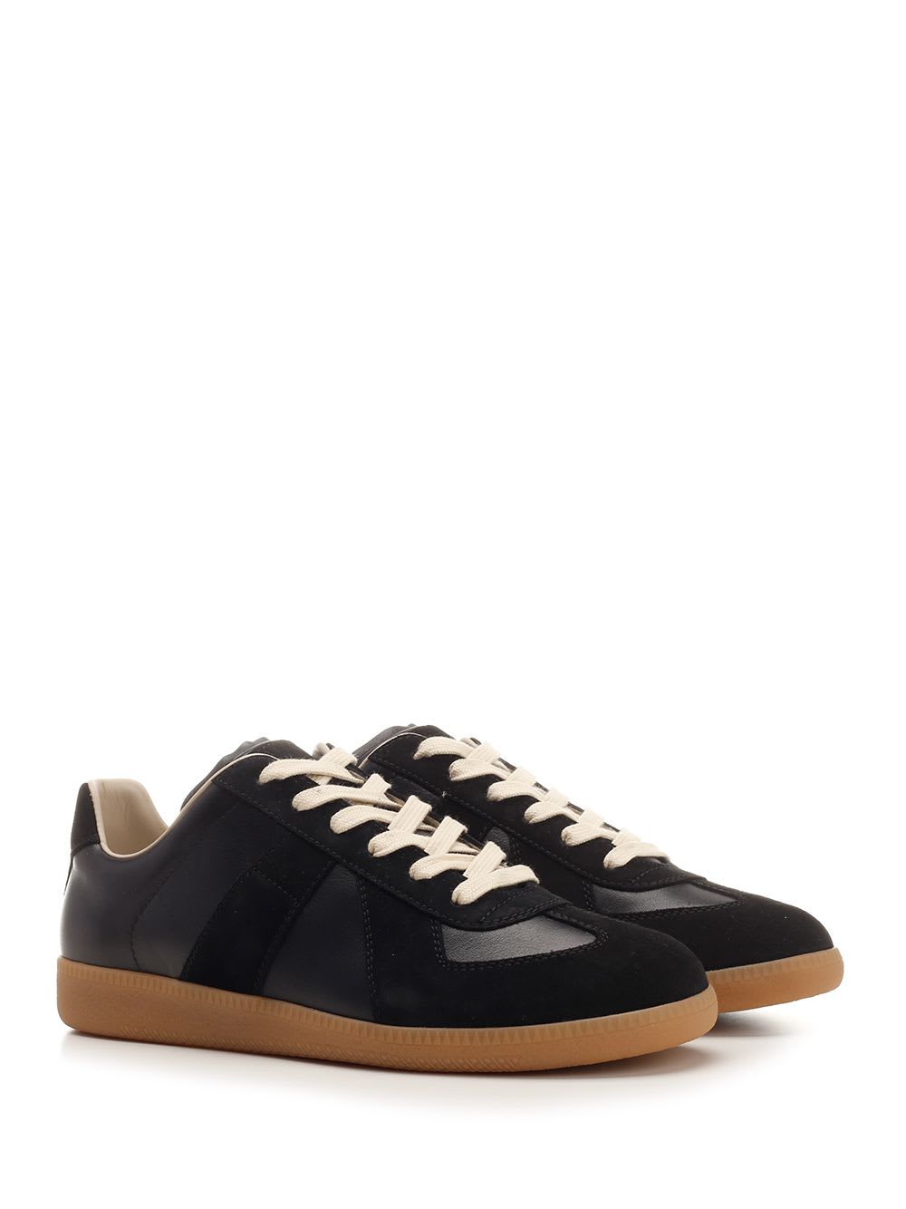 Shop Maison Margiela Replica Sneakers In Black