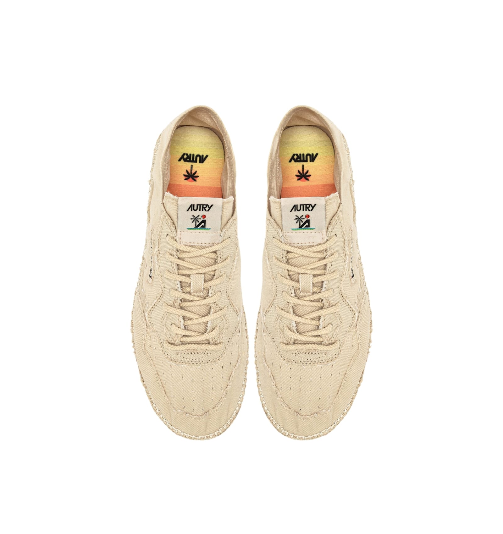 Autry Espadrillas Low Wom Can Can Ivory In White