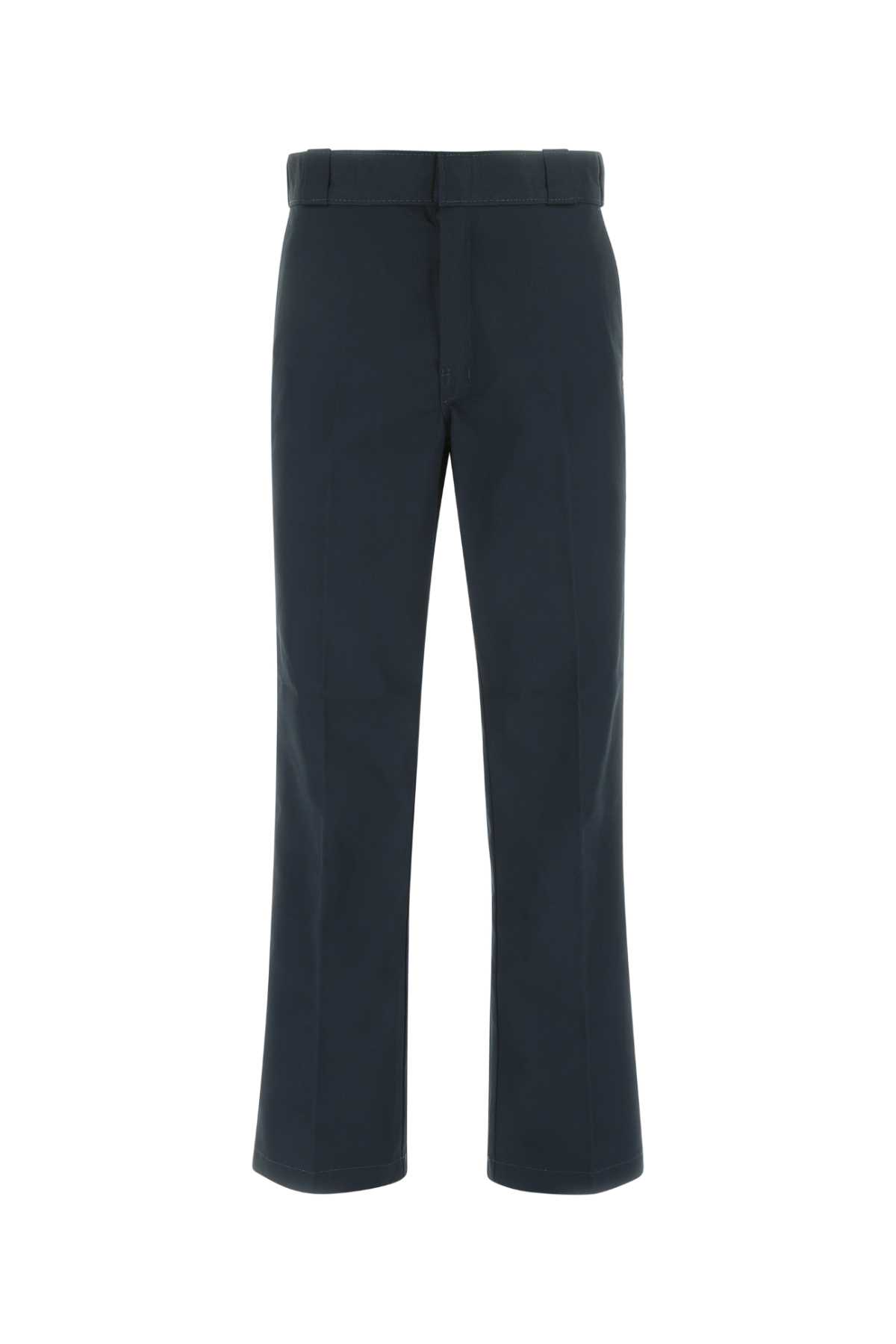 Midnight Blue Polyester Blend Pant