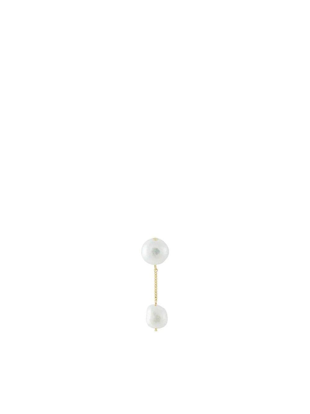 Shop Cult Gaia Atum Pearl Embellished Drop Earrings In Neutro