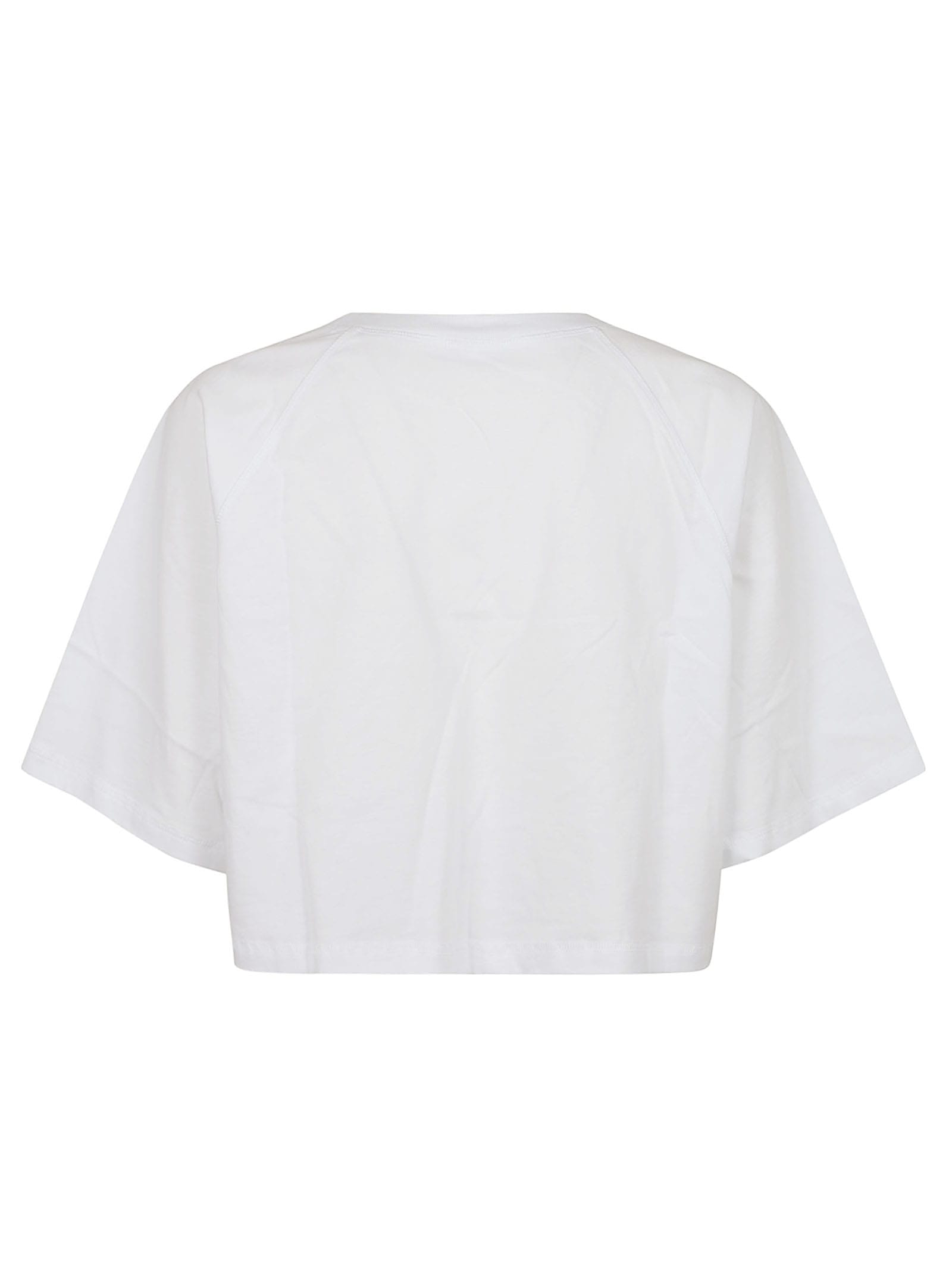 Shop Kenzo Boke 2.0 Cropped Boxy T-shirt In White
