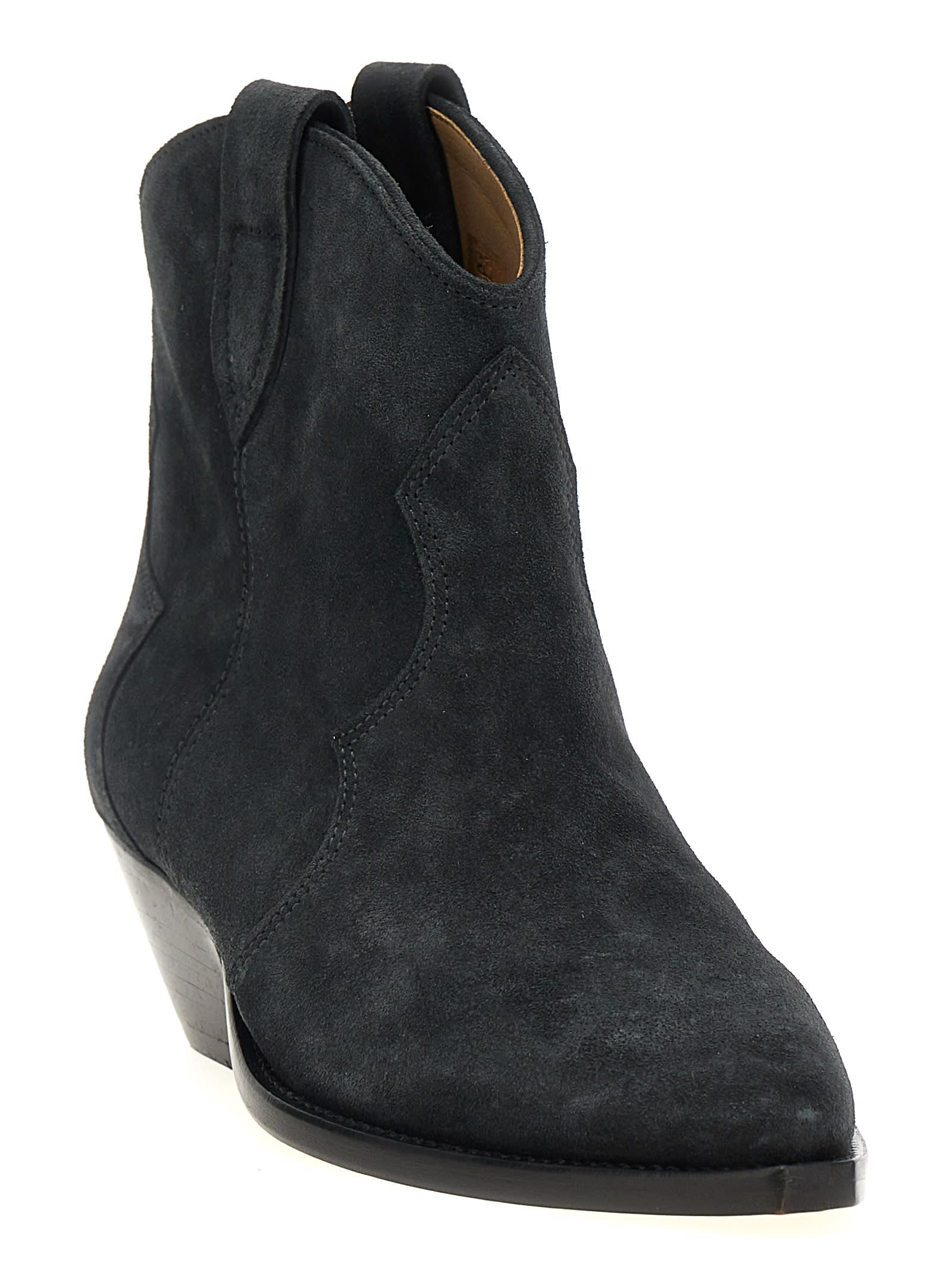 Shop Isabel Marant Dewina Ankle Boots In Black