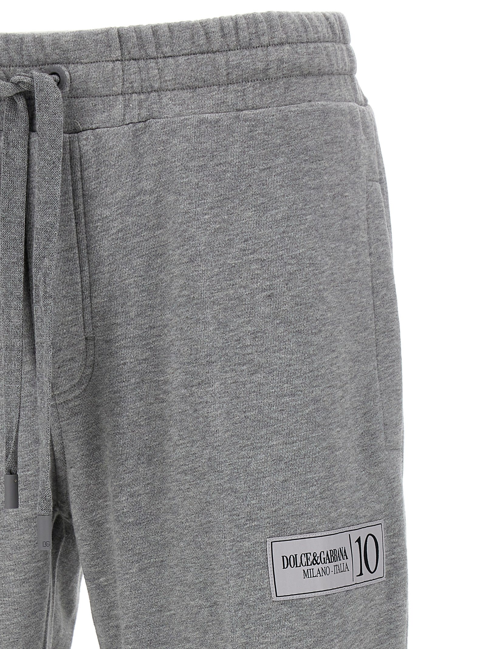 Dolce & Gabbana Grey 10 Joggers In Gray