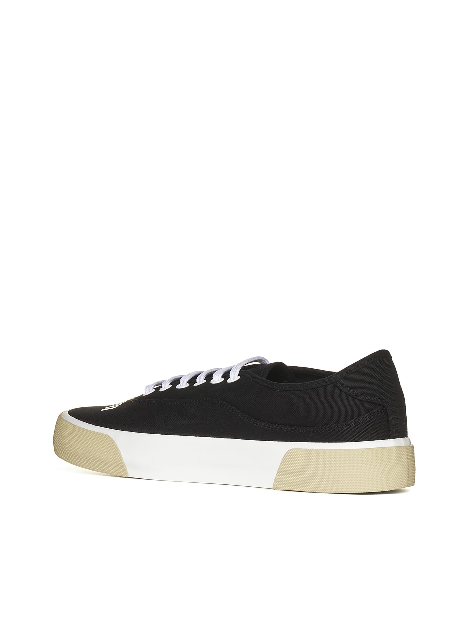 Shop Palm Angels Sneakers In Black White