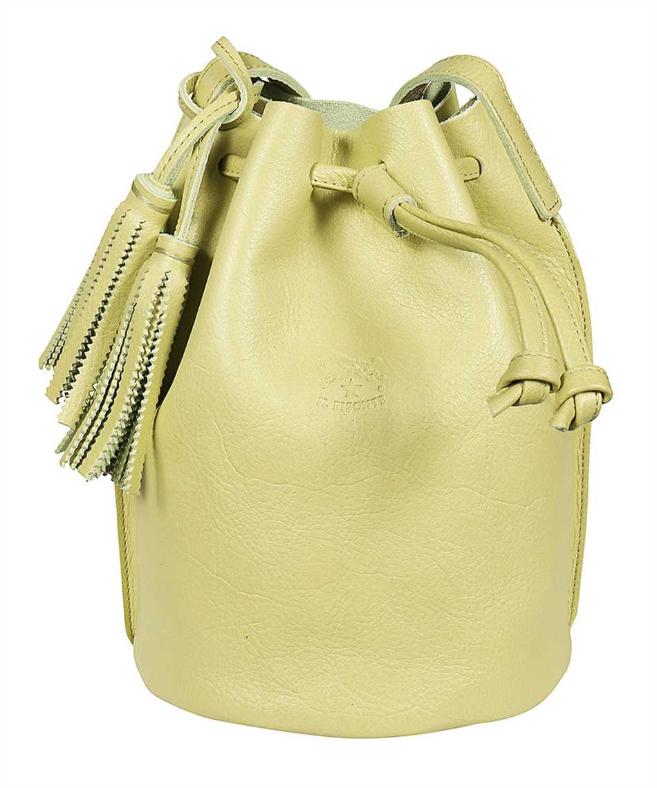 Il Bisonte Leather Bucket Bag In Green
