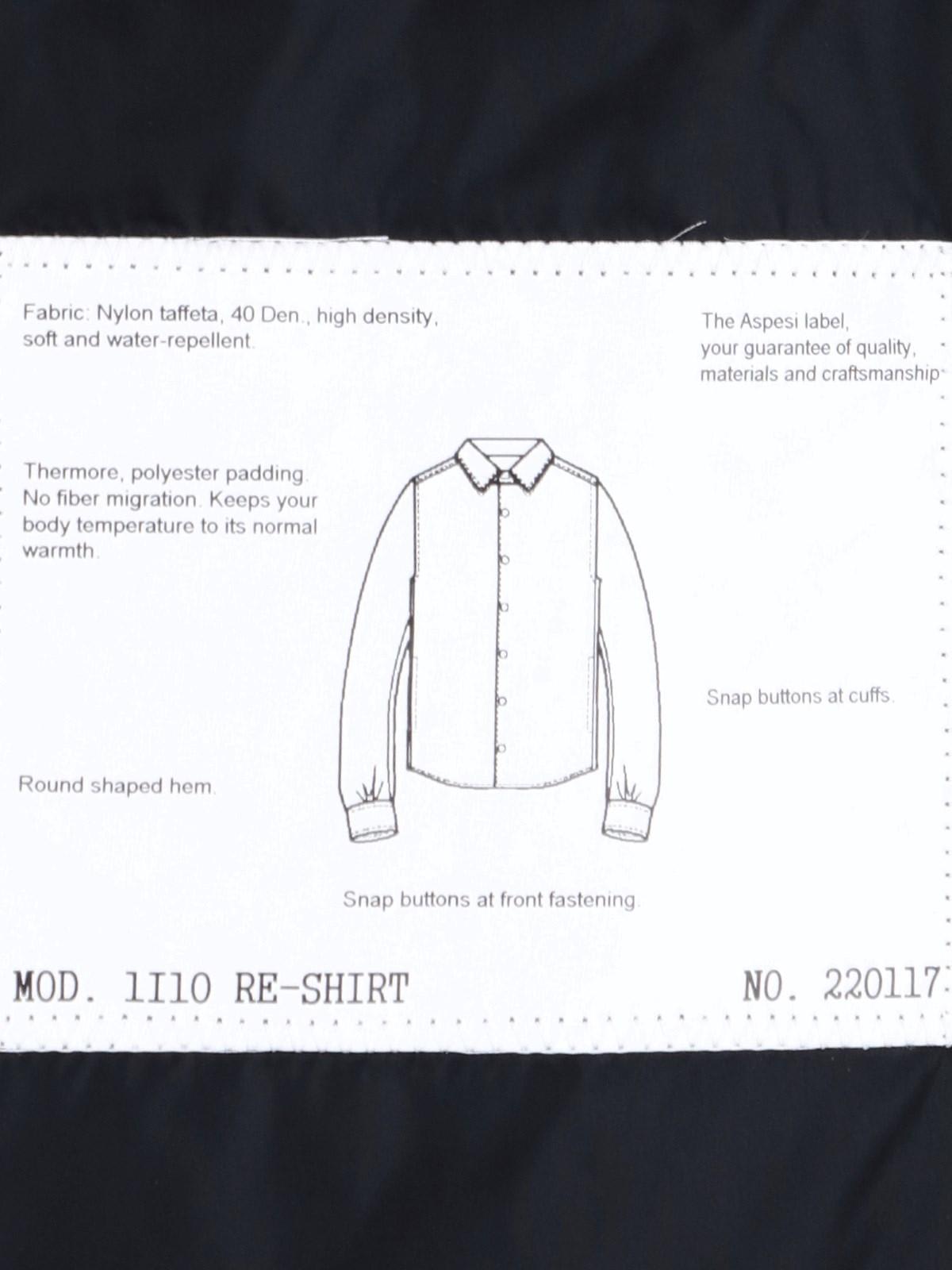 Aspesi Re-shirt Jacket In Nero
