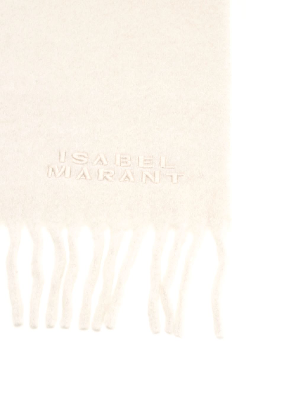 Shop Isabel Marant Firny Long Scarf In Beige